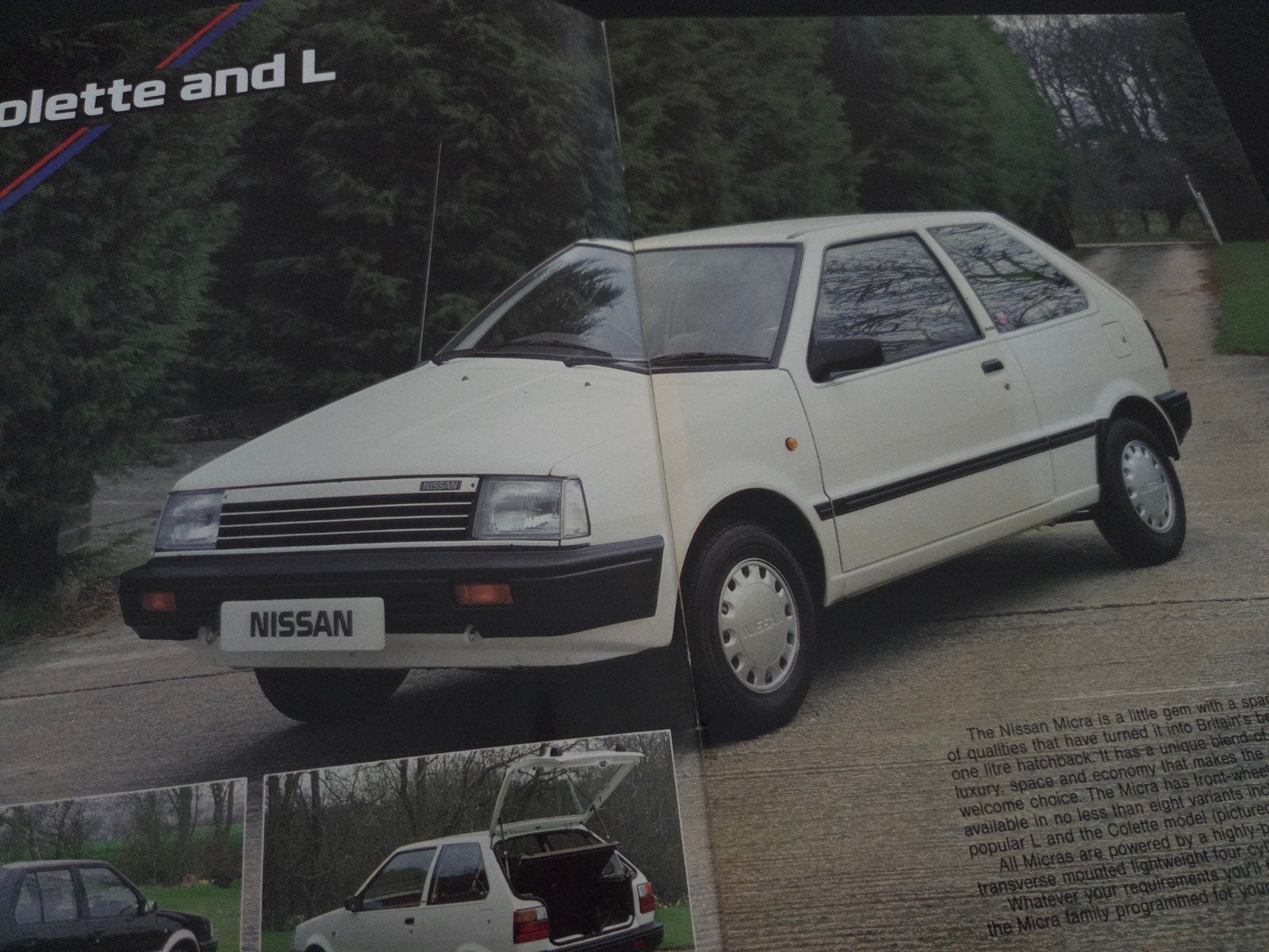 Brochure Nissan Micra 1987 UK, Ophalen of Verzenden, Zo goed als nieuw, Nissan