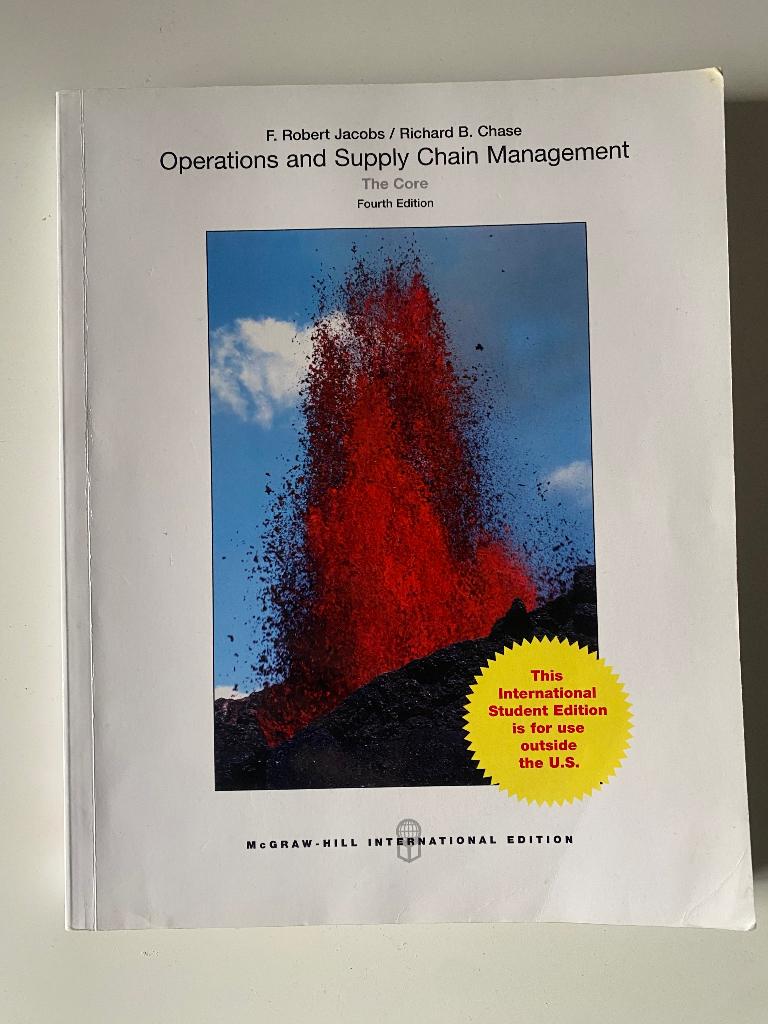 Operations and Supply Chain Management, Boeken, Ophalen of Verzenden, Beta, Zo goed als nieuw, WO
