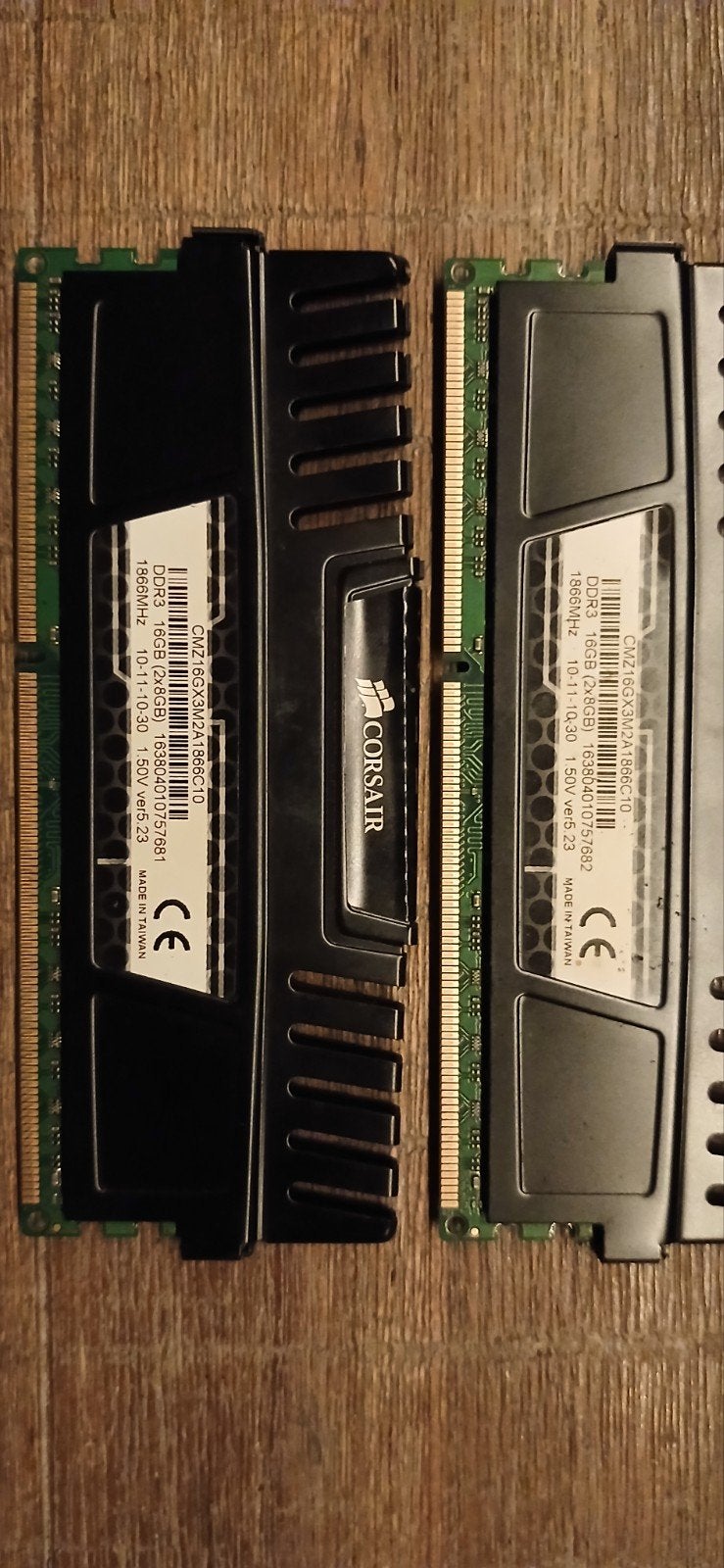 Corsair Vengeance DDR3 RAM 16GB (2x8GB) 1866MHz, Computers en Software, RAM geheugen, Ophalen, Server, DDR3, Zo goed als nieuw
