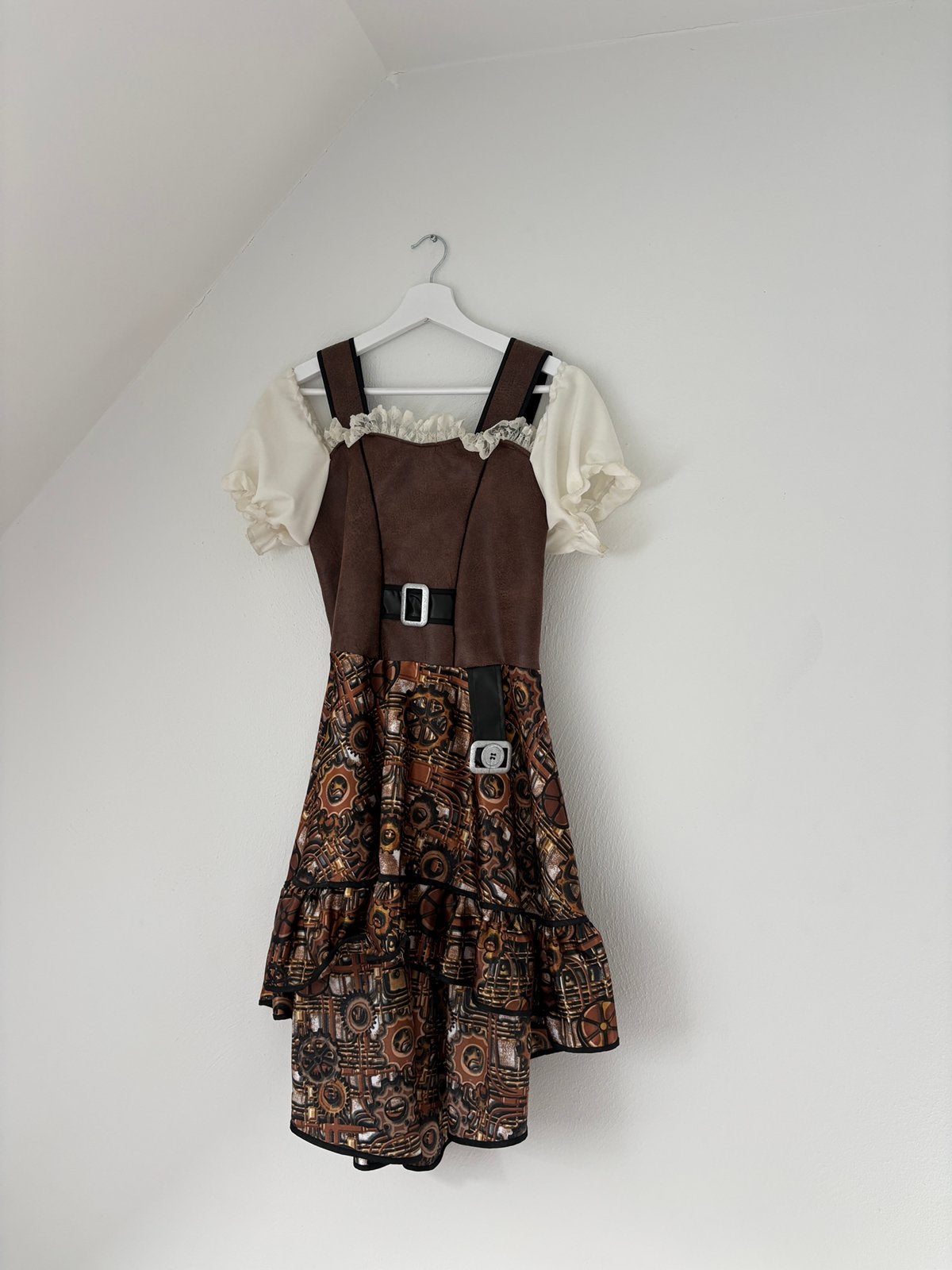 Prachtige complete steampunk outfit – meisjes, Ophalen of Verzenden, Zo goed als nieuw, Carnaval
