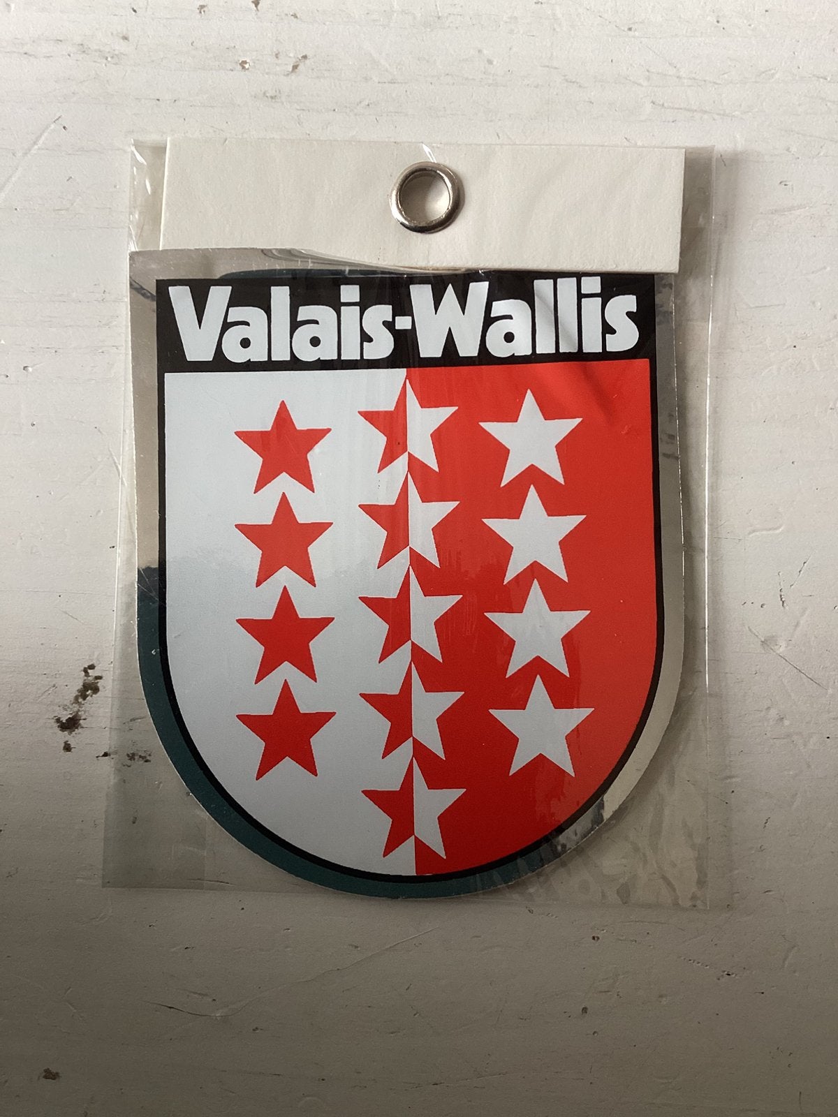Sticker Valais-Wallis (Zwitserland/nieuw), Verzenden, Nieuw