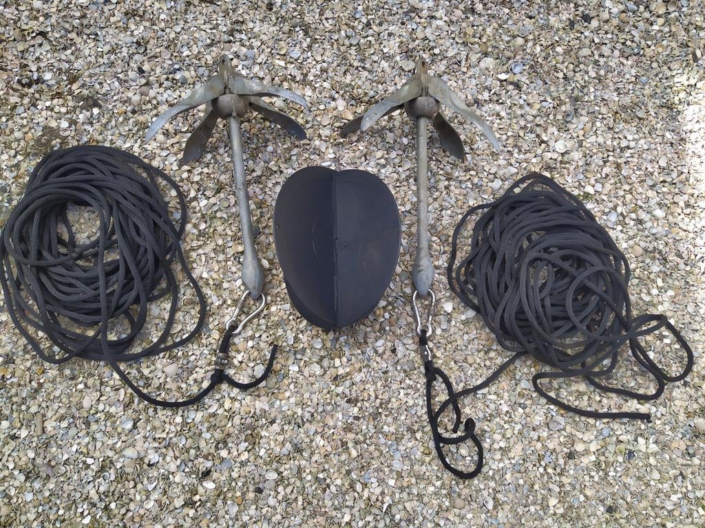 Paraplu anker 6kg met 25m ankertouw, Watersport en Boten, Ophalen of Verzenden, Overige typen