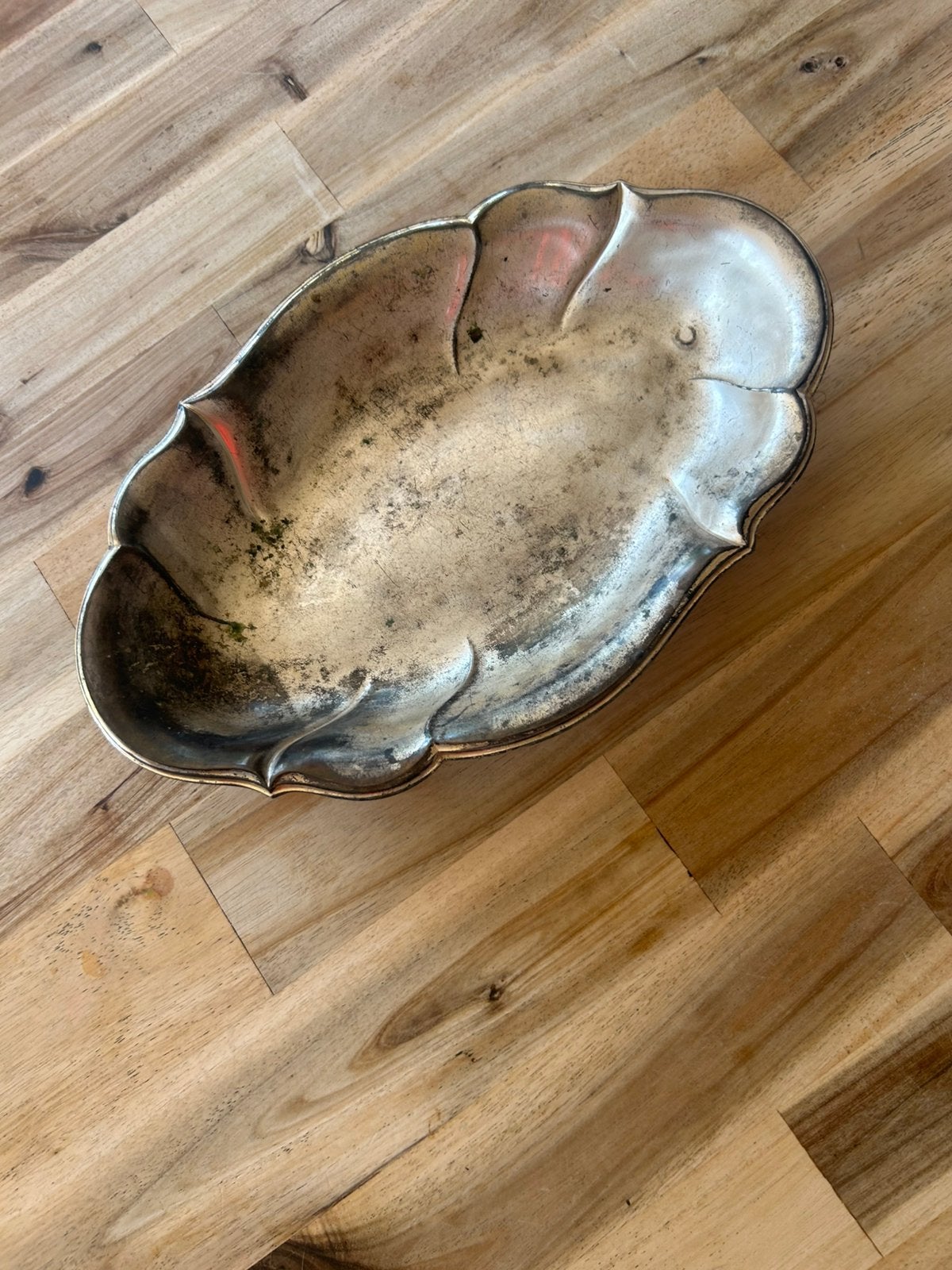 Zilveren vintage schaal, Antiek en Kunst, Antiek | Schalen, Ophalen of Verzenden