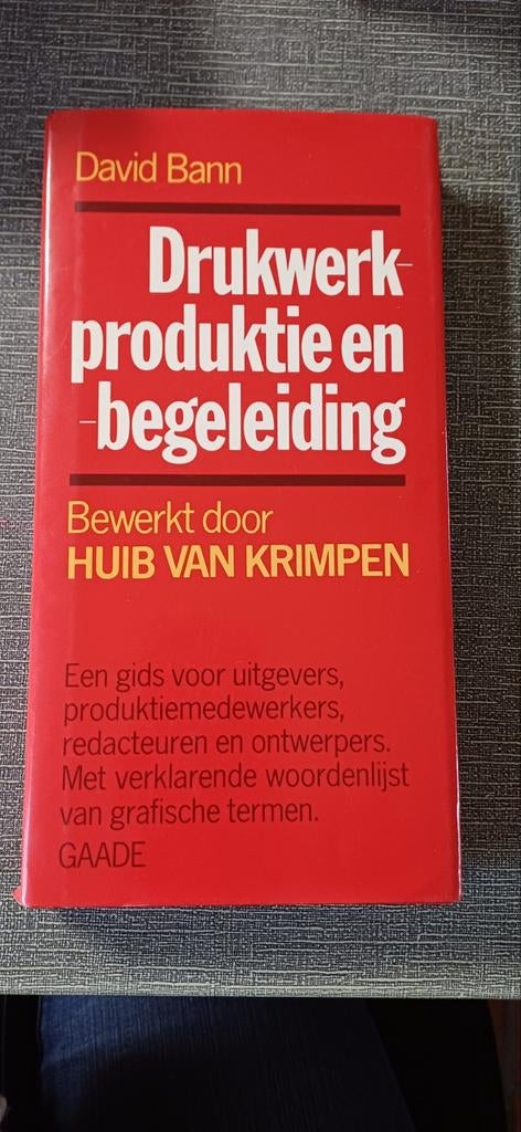 Drukwerk-produktie en -begeleiding - David Bann (1987), Ophalen of Verzenden, Zo goed als nieuw, Overige onderwerpen, David Bann