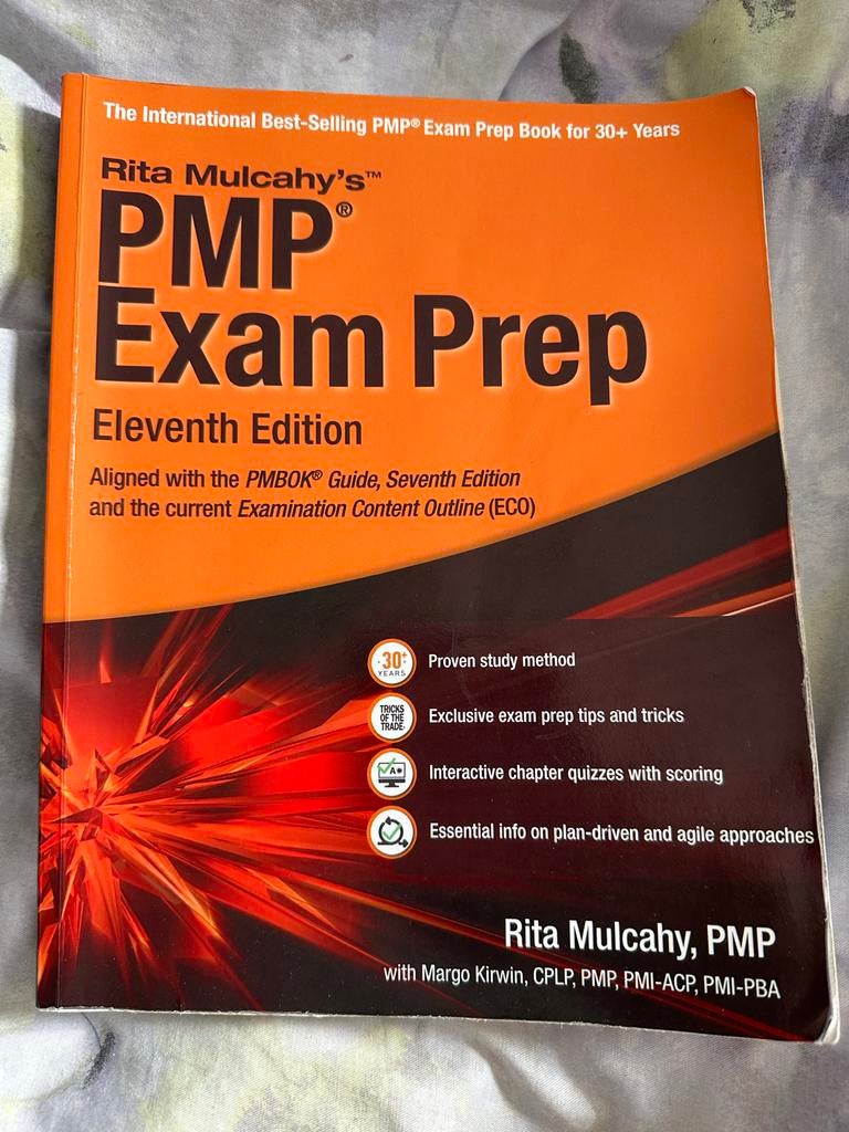 PMP Exam Prep eleventh edition (ECO aligned), Ophalen of Verzenden, Zo goed als nieuw, Overige niveaus