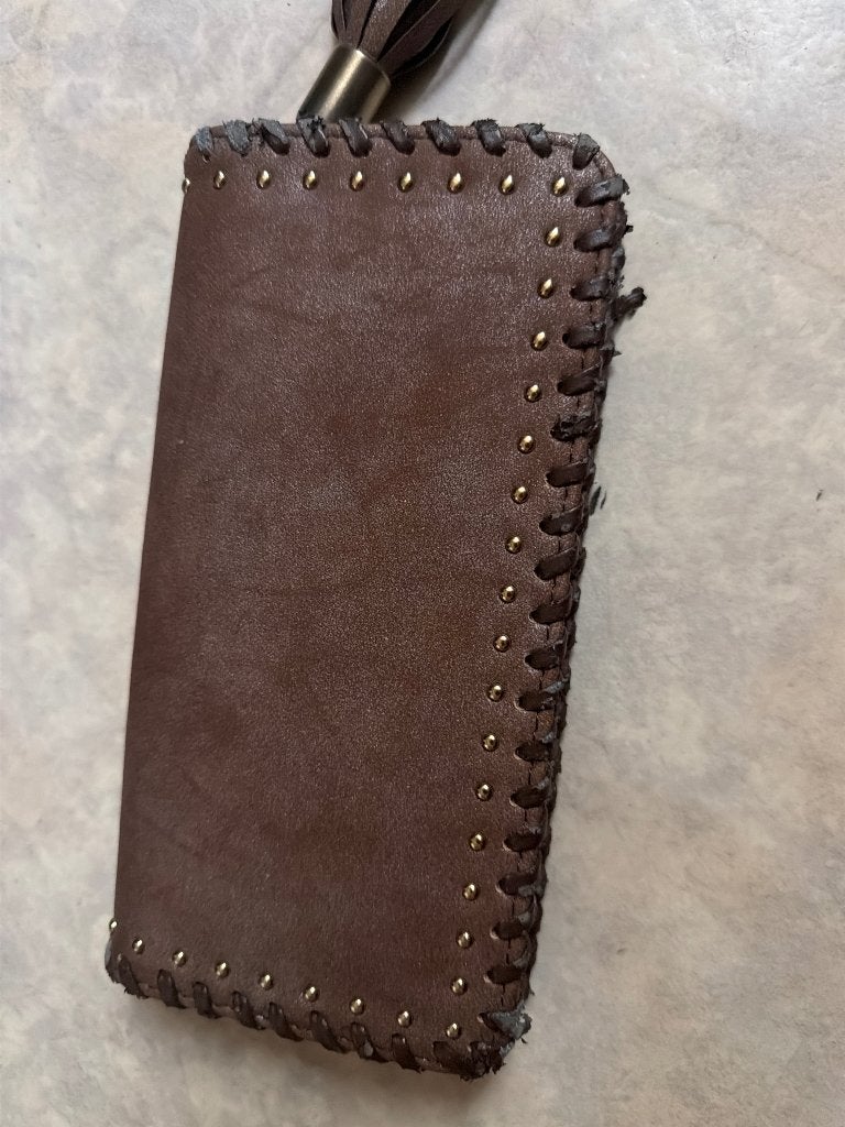Portemonnee mooi bruin met rits nooit gebruikt goedkoop €10, Ophalen of Verzenden, Nieuw, Bruin