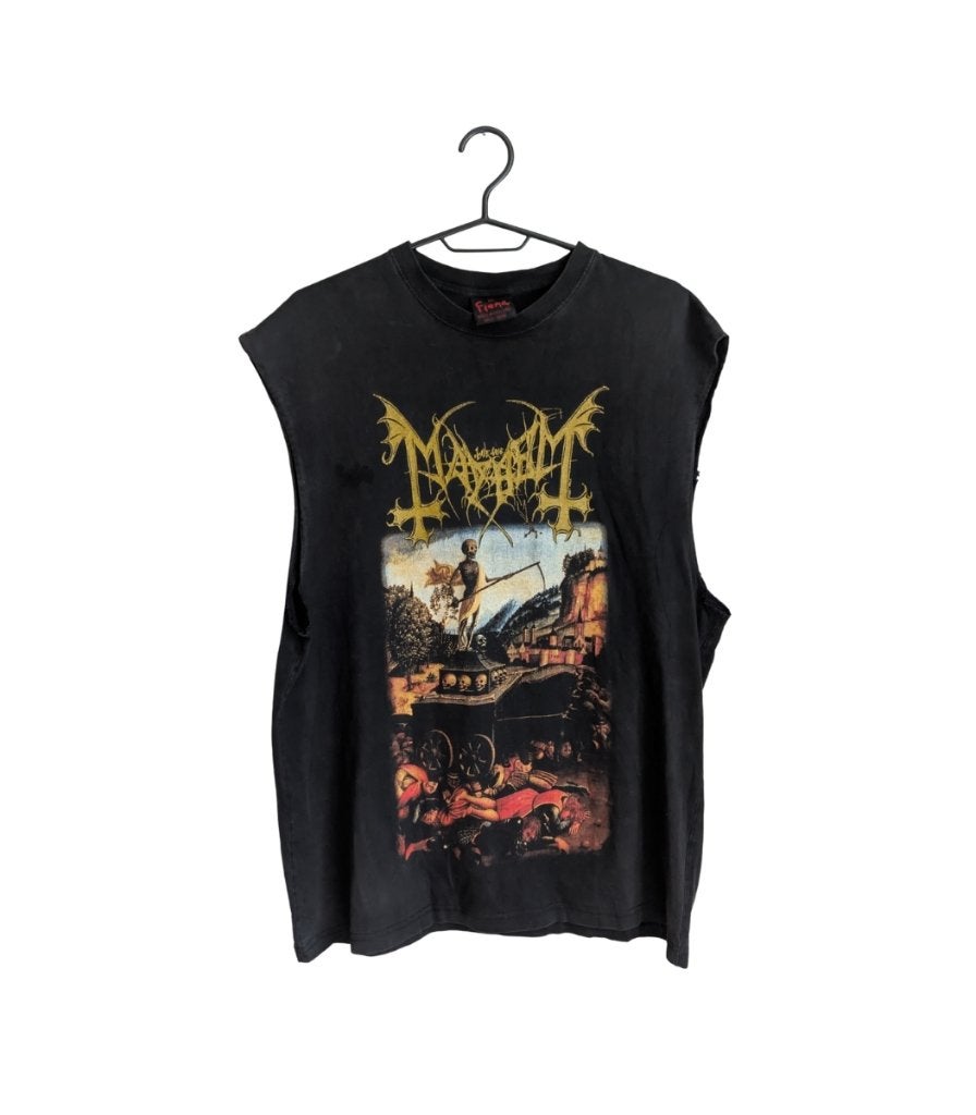 1998 Mayhem Cut-Off T-Shirt XL Fiend Tag, Zwart, Fiend, Maat 56/58 (XL), Ophalen of Verzenden