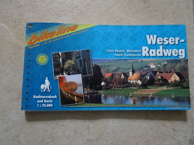 Bikeline Weser Radweg, Overige merken, Fiets- of Wandelgids, Europa, Ophalen of Verzenden