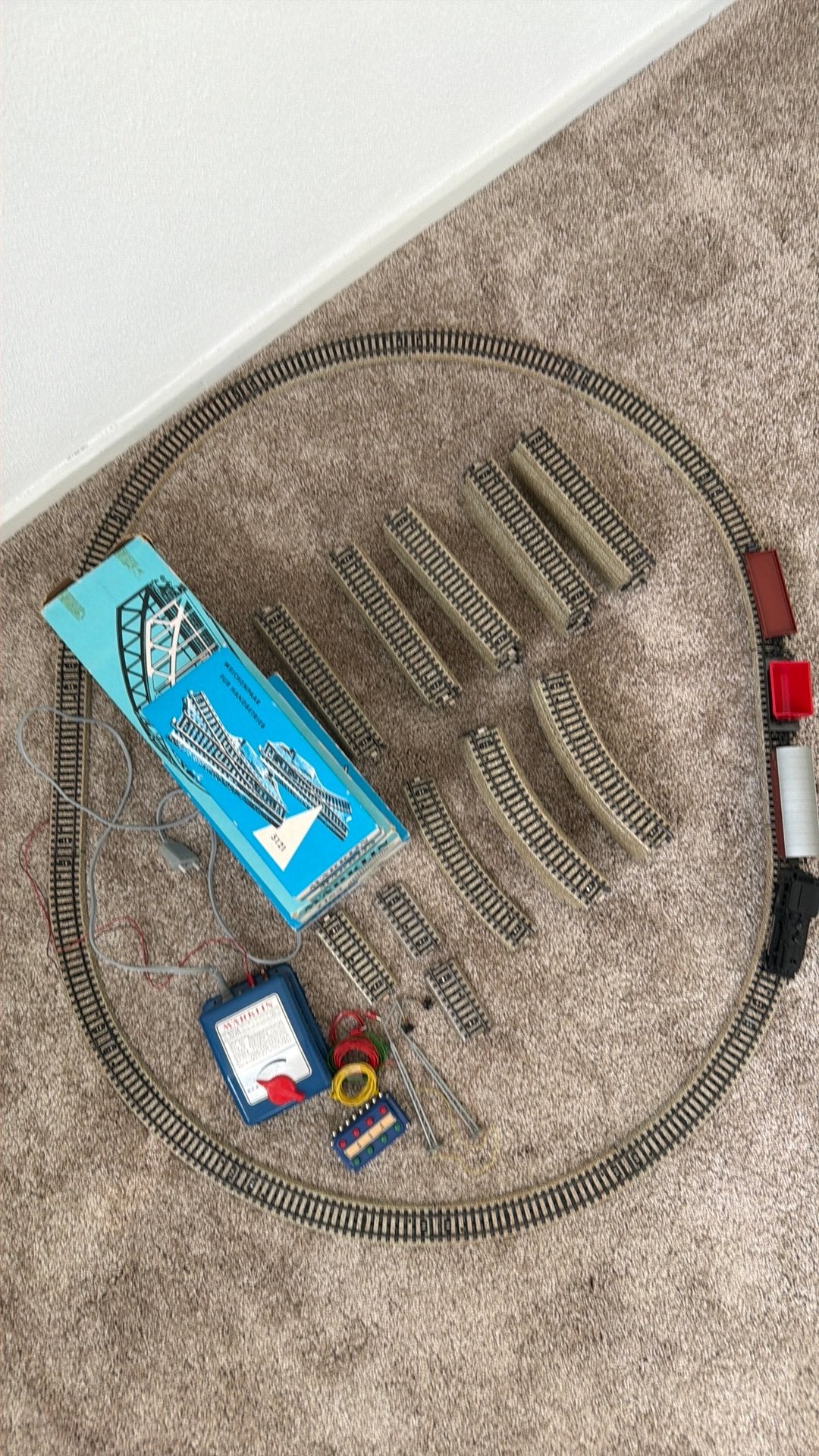 Märklin H0 startset met veel rails en wissels., Wisselstroom, Ophalen of Verzenden, Analoog, Märklin