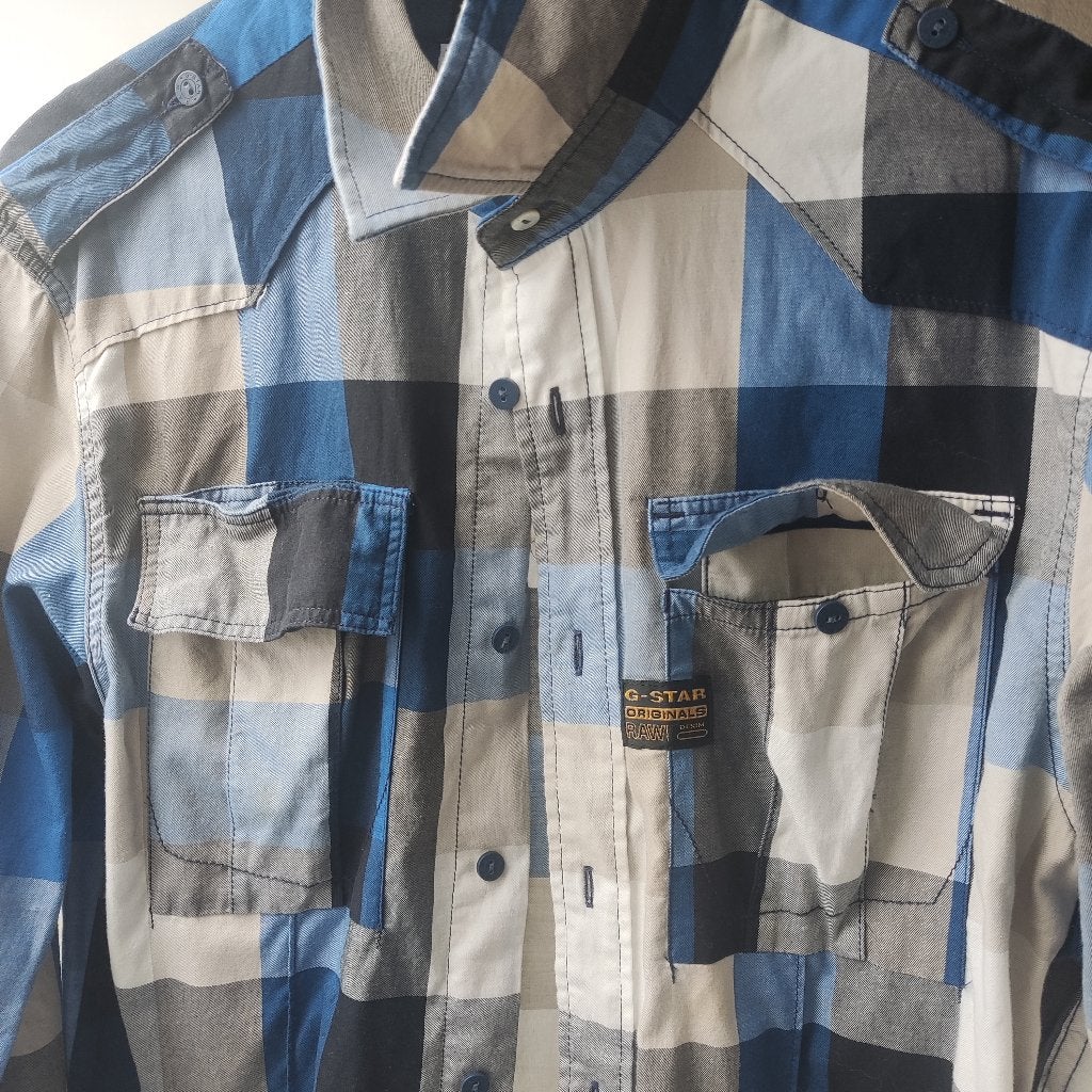 g star overhemd, G-Star Raw, Overige kleuren, Zo goed als nieuw, Halswijdte 39/40 (M)