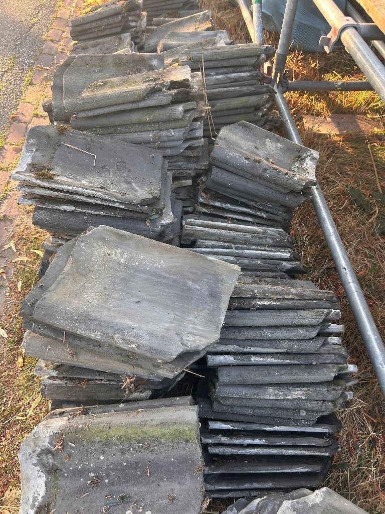 Oud hollandse dakpannen 200m2, Doe-het-zelf en Verbouw, Dakpannen en Dakbedekking, Ophalen, Gebruikt, Steen of Klei, Zwart