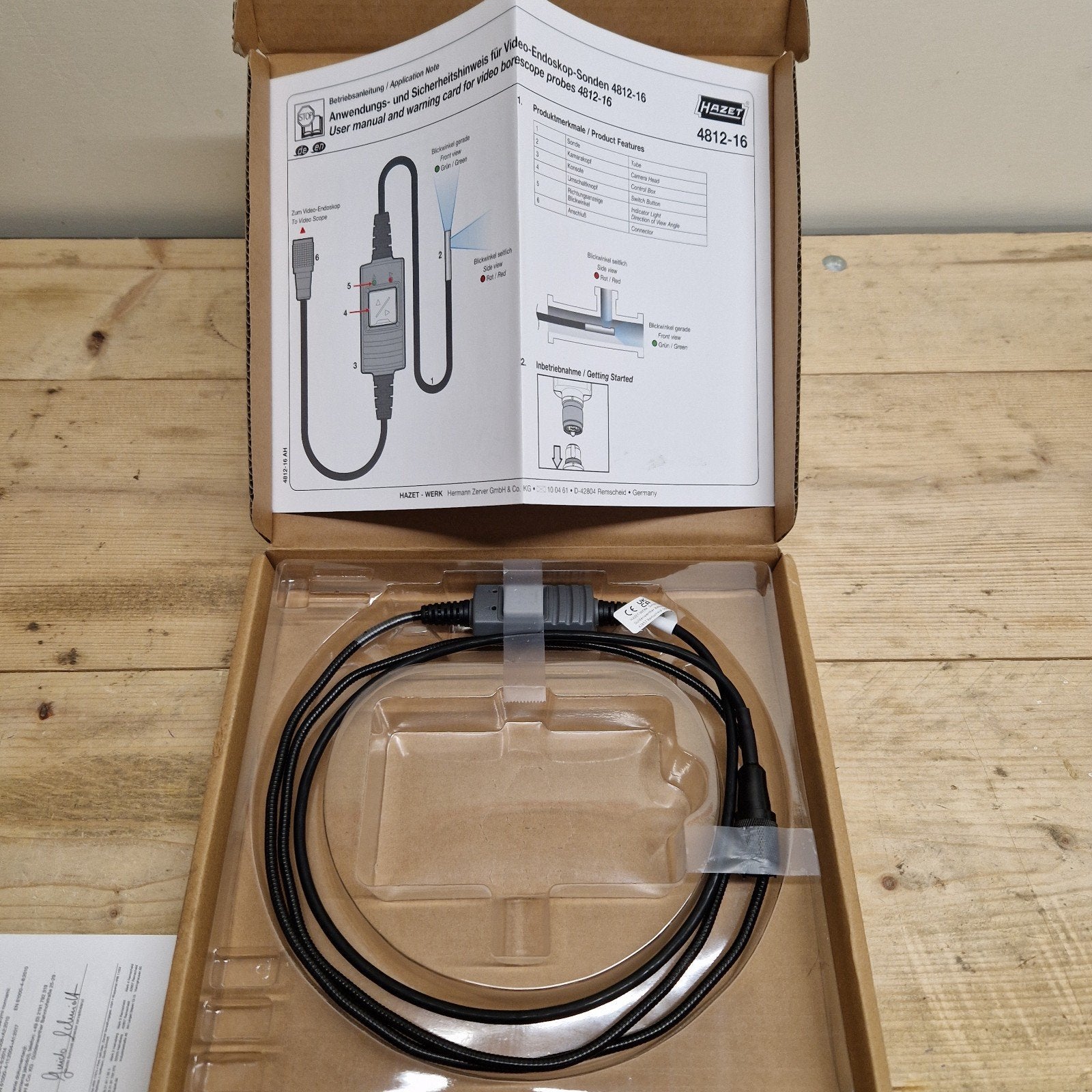 ⚡️ Nieuwe Hazet 4812-16 endoscoop sonde, Ophalen of Verzenden, Nieuw