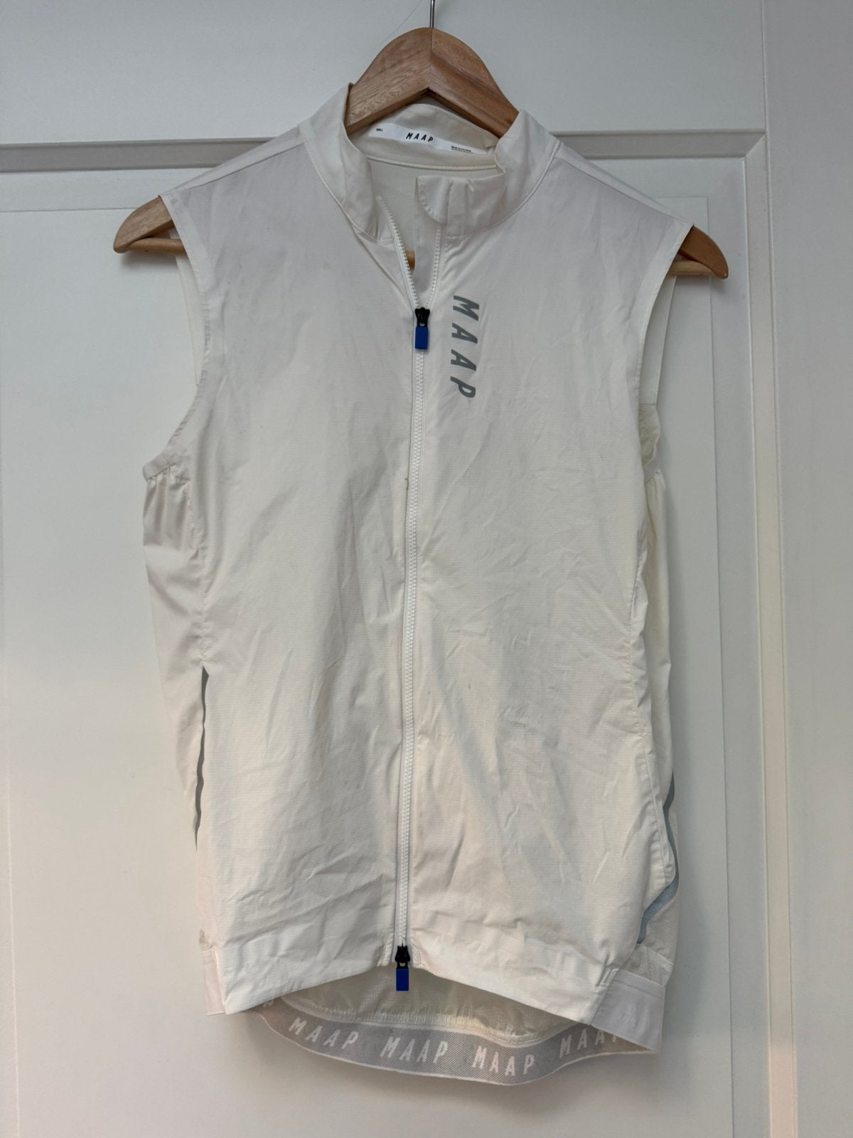 MAAP Flow vest wit | maat S, Fietsen en Brommers, Ophalen of Verzenden, Zo goed als nieuw, Bovenkleding