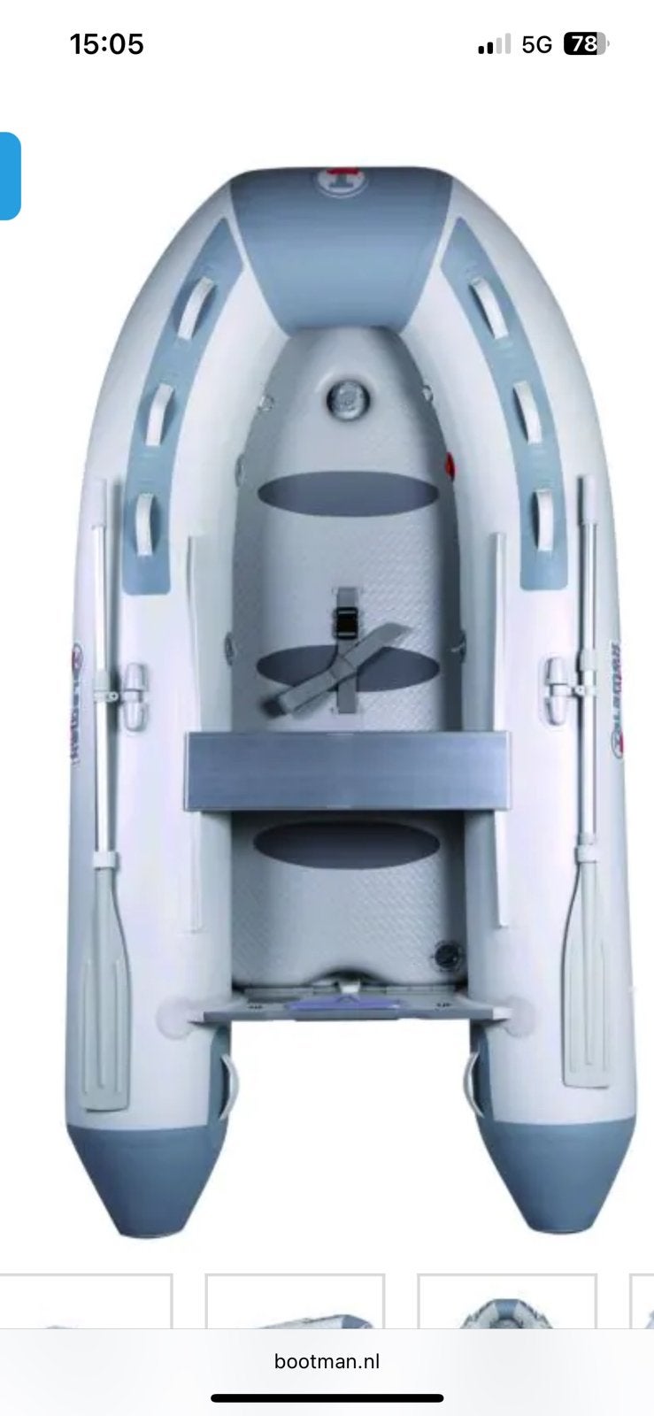 Motorboot Talamex Highline + Yamaha 4 pk, Ophalen, Airdeck, Inclusief motor, 4 pk