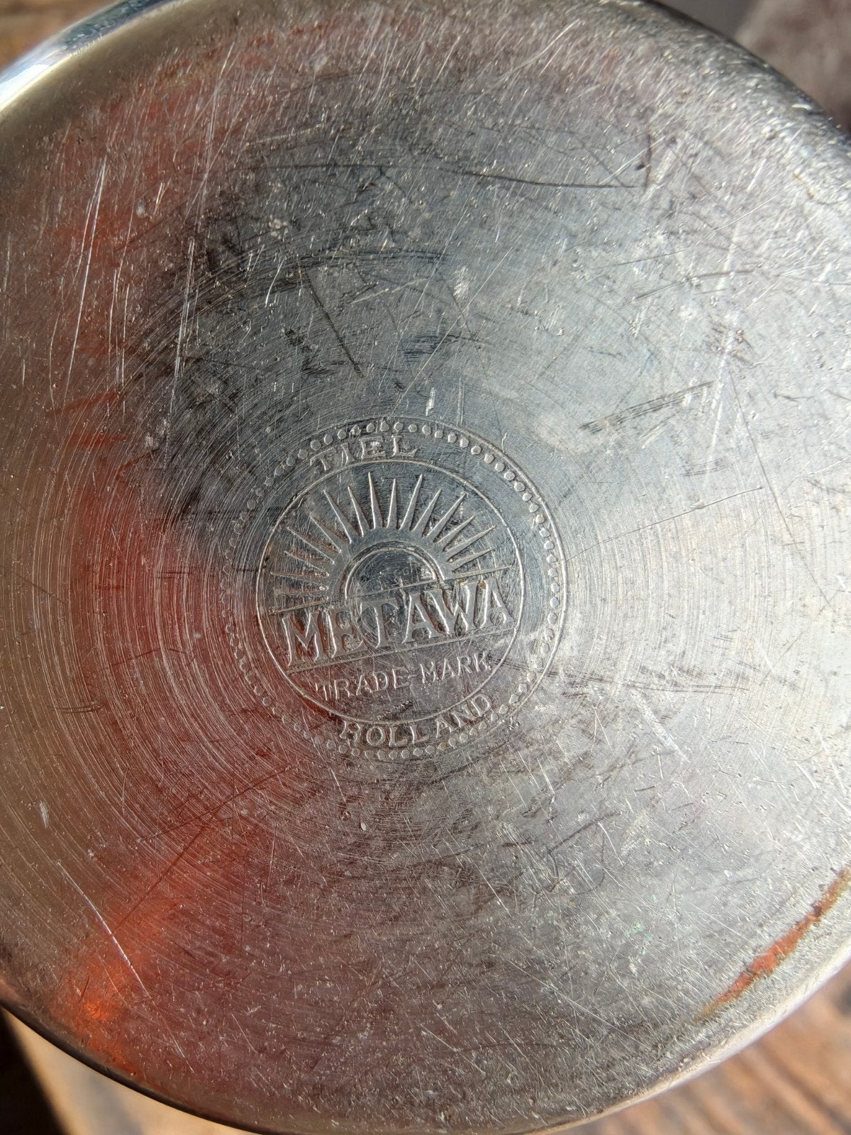 Vintage Metawa Holland verzilverde vaasjes - Set van 2, Ophalen of Verzenden