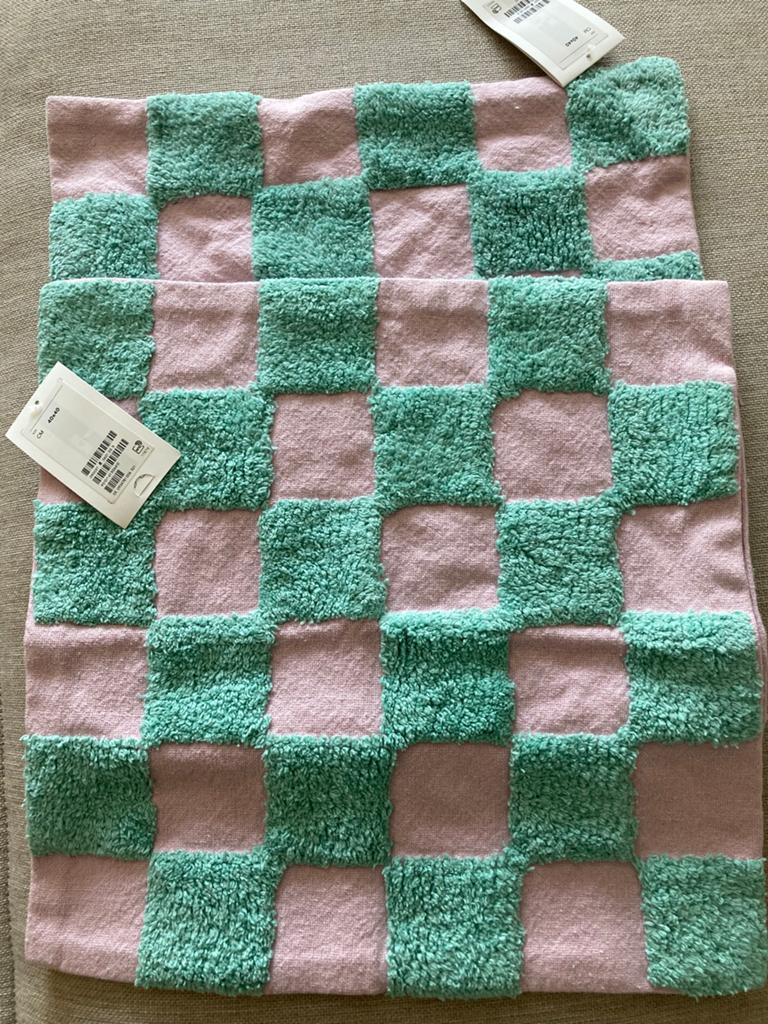 H&M sierkussenslopen 40x40  kussenslopen nieuw 2x, Ophalen of Verzenden, Nieuw, Vierkant