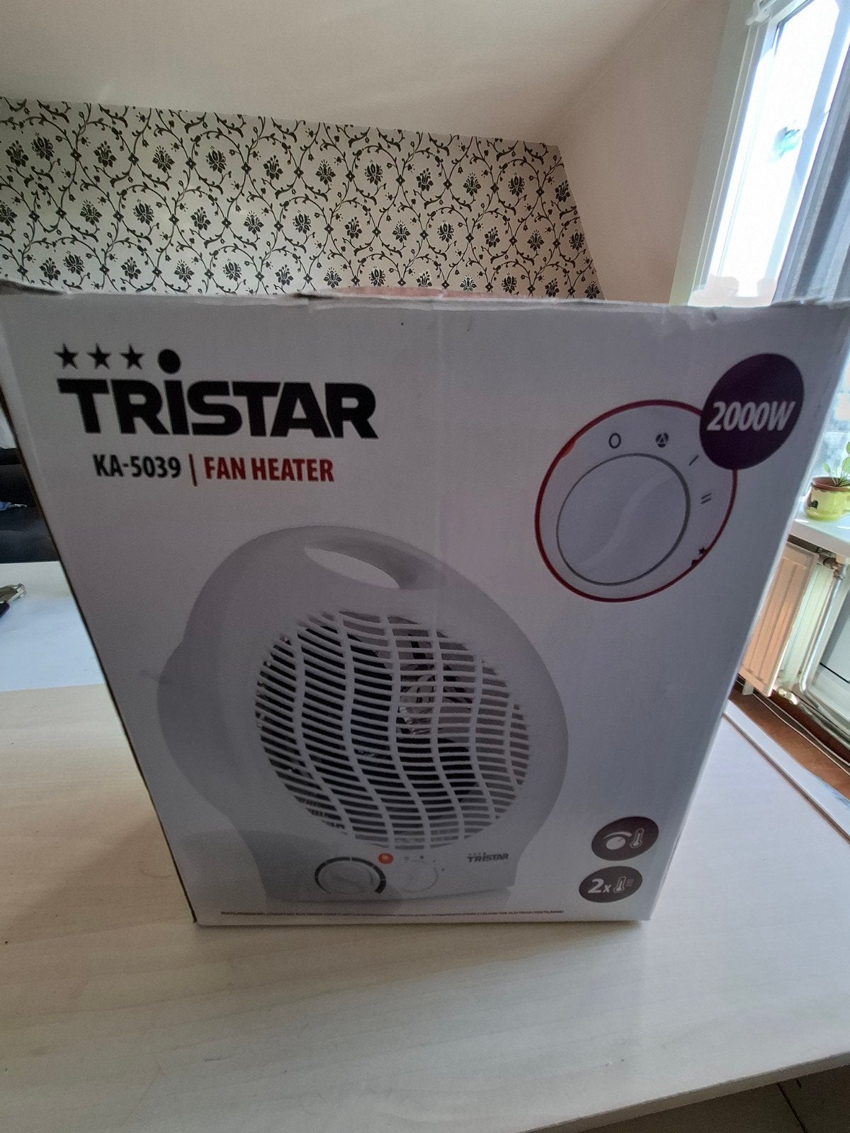 Tristar KA-5039 Ventilator Kachel 2000W -, Ophalen, 30 tot 80 cm, Minder dan 60 cm, Kachel