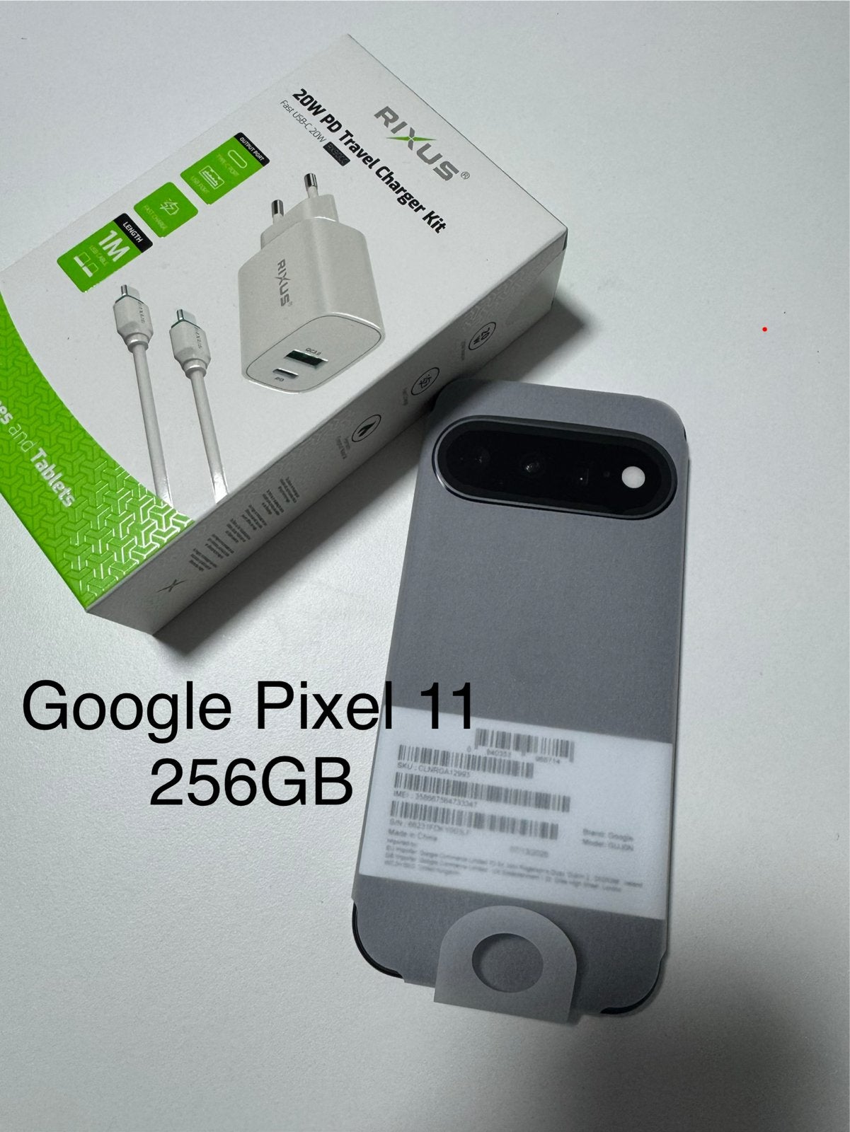 Google Pixel 11 256GB - Nieuw met garantie + oplader, Ophalen of Verzenden, Nieuw