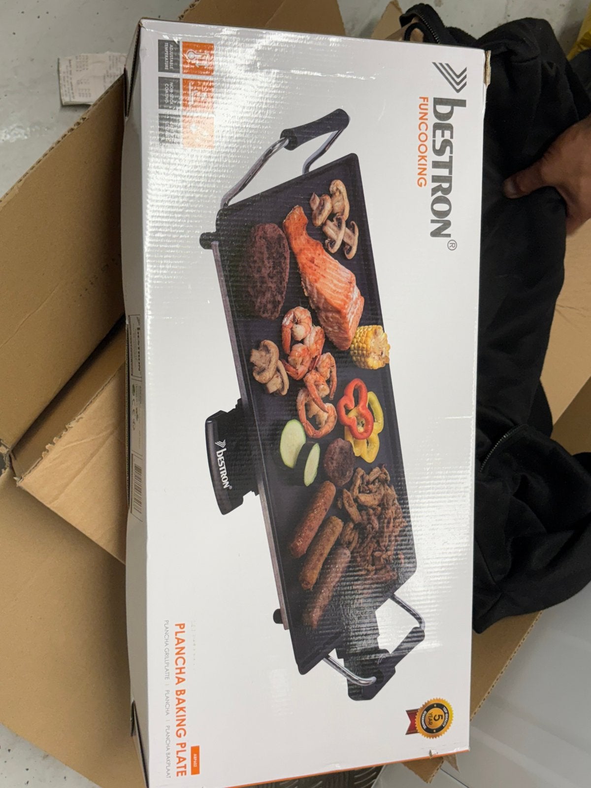 Bestron Plancha Bakplaat – Zo goed als nieuw, Ophalen, Zo goed als nieuw, 4 t/m 7 personen