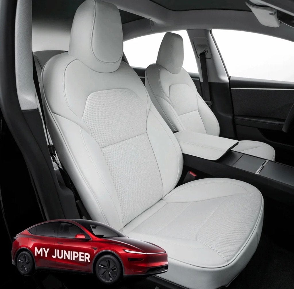 Seat Cover Tesla Model Y Juniper 2025+ Wit, Ophalen, Nieuw