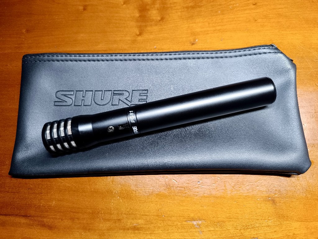 Shure PG81 opname microfoon, Muziek en Instrumenten, Ophalen of Verzenden, Zo goed als nieuw, Studiomicrofoon