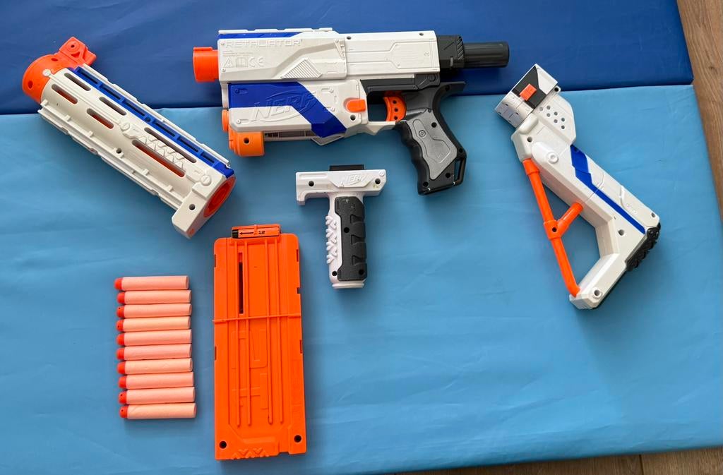 NERF N-Strike Elite Retaliator XD, Ophalen, Zo goed als nieuw