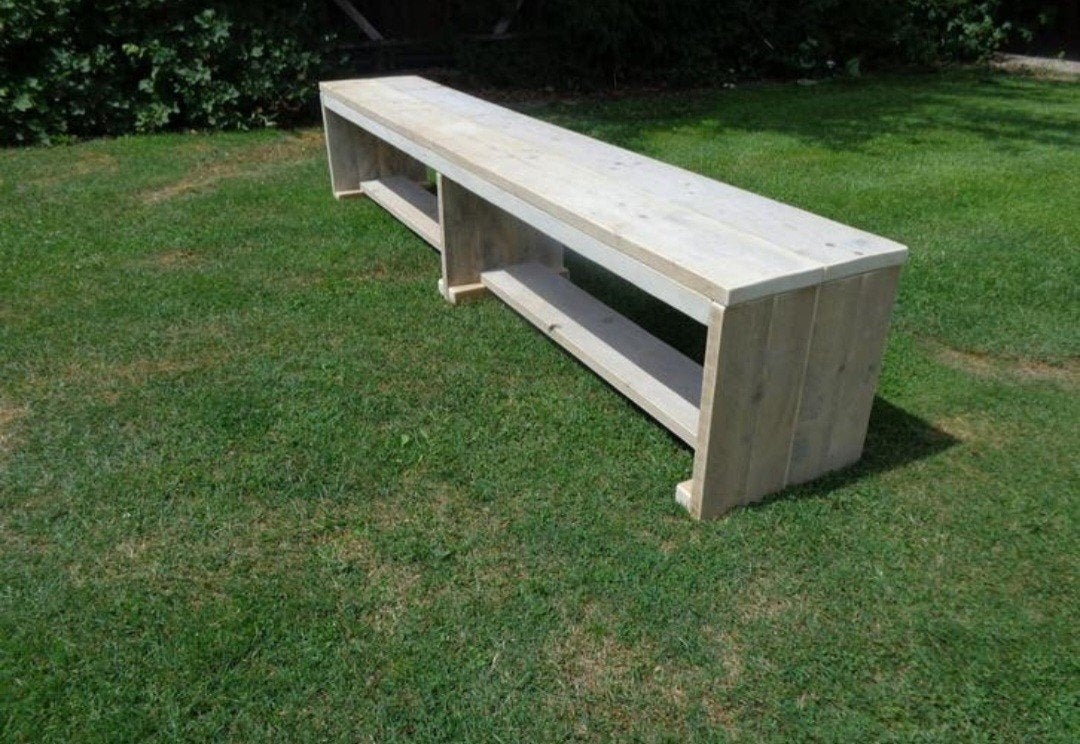 Douglas steigerhout bank loungebanken tuinbank, Ophalen of Verzenden