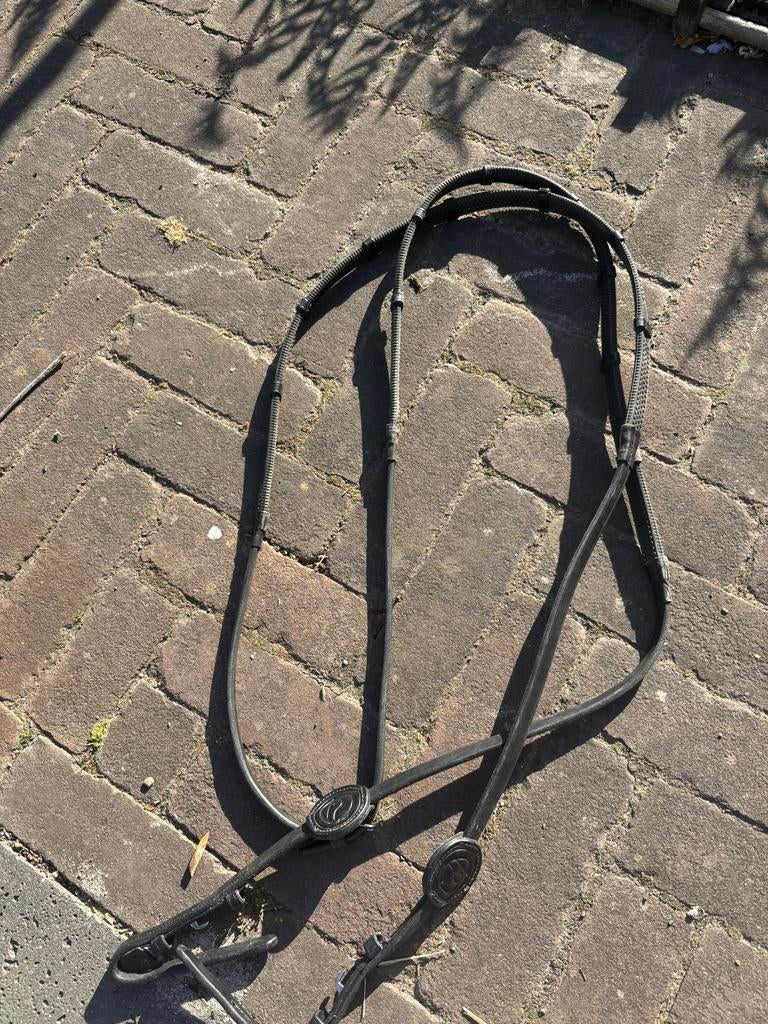 Trust maastricht teugels full - rubberen teugels met stops, Dieren en Toebehoren, Paarden en Pony's | Overige Paardenspullen, Ophalen of Verzenden