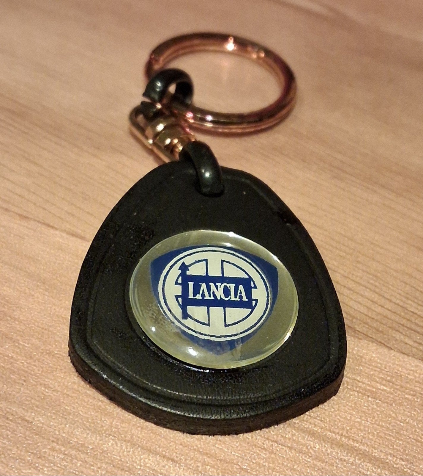 Lancia sleutelhanger - Vintage auto accessoire, Ophalen of Verzenden, Gebruikt, Transport
