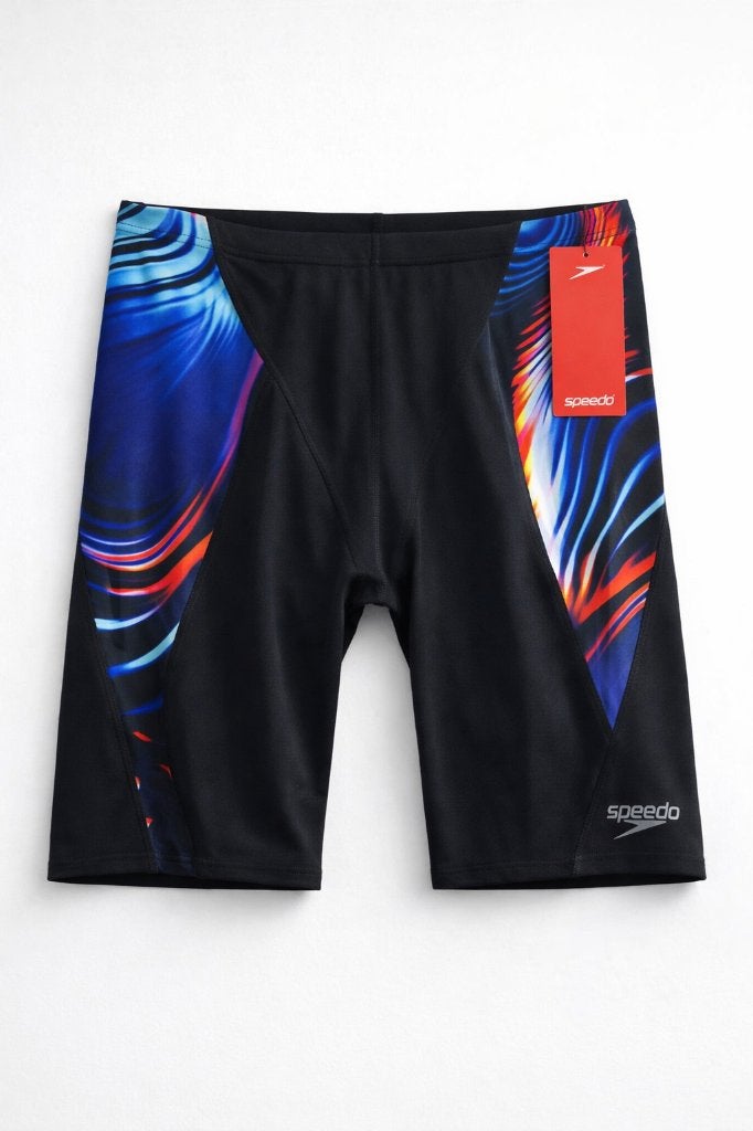 Nike kleurrijke zwembroek, Ophalen, Zwart, Nike, Zwemshort
