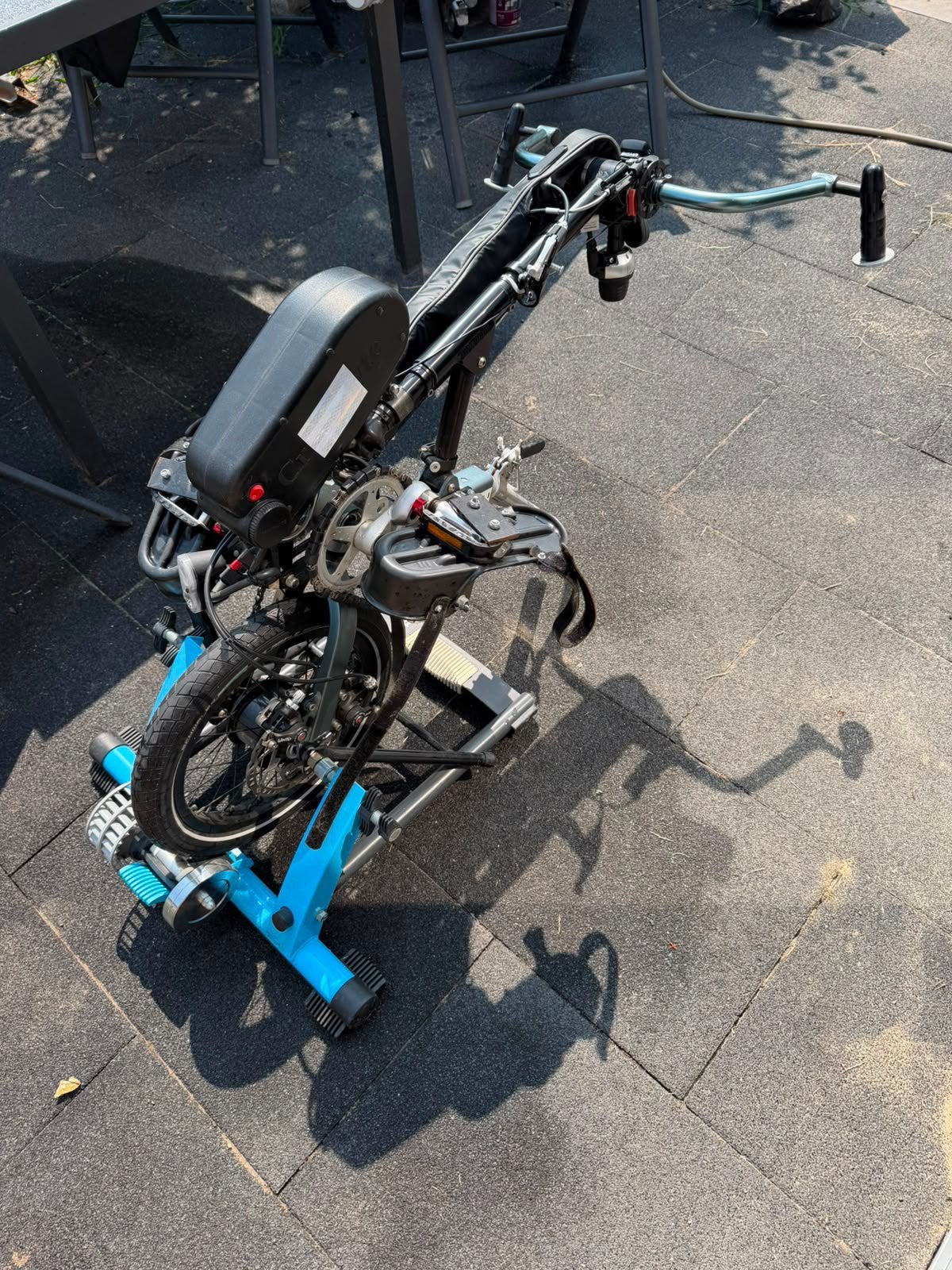 Handbike Berkelbike, Ophalen, Gebruikt