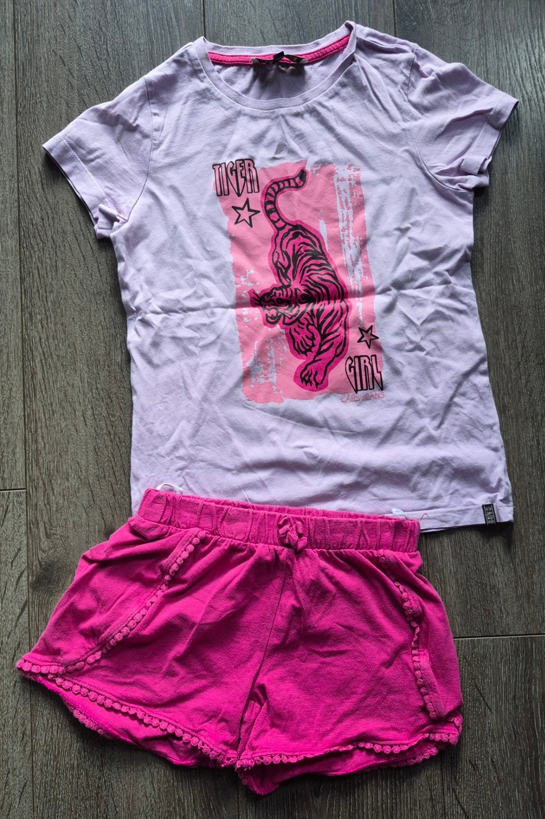 Superleuk setǰe Cars Jeans & C&A 134, Kinderen en Baby's, Kinderkleding | Maat 134, Meisje, Ophalen of Verzenden, Zo goed als nieuw