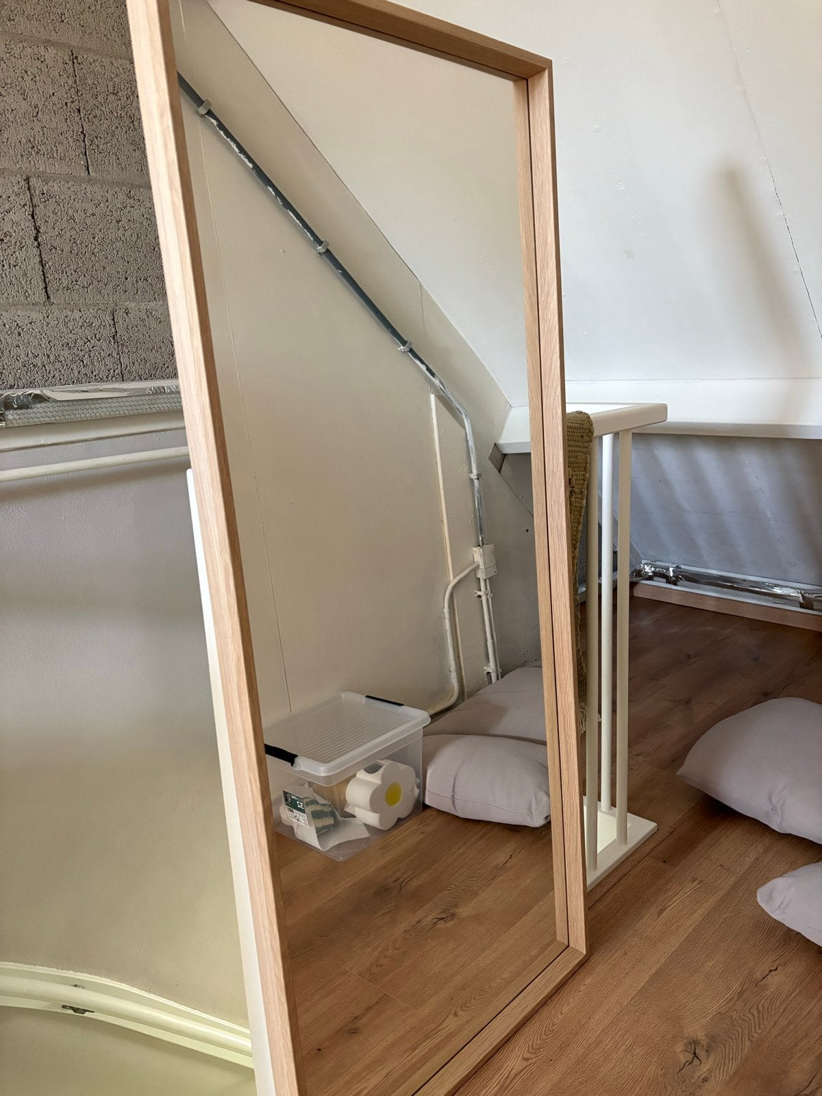 Nissedal spiegel IKEA, Huis en Inrichting, Woonaccessoires | Spiegels, Ophalen, Zo goed als nieuw, 150 tot 200 cm, Rechthoekig
