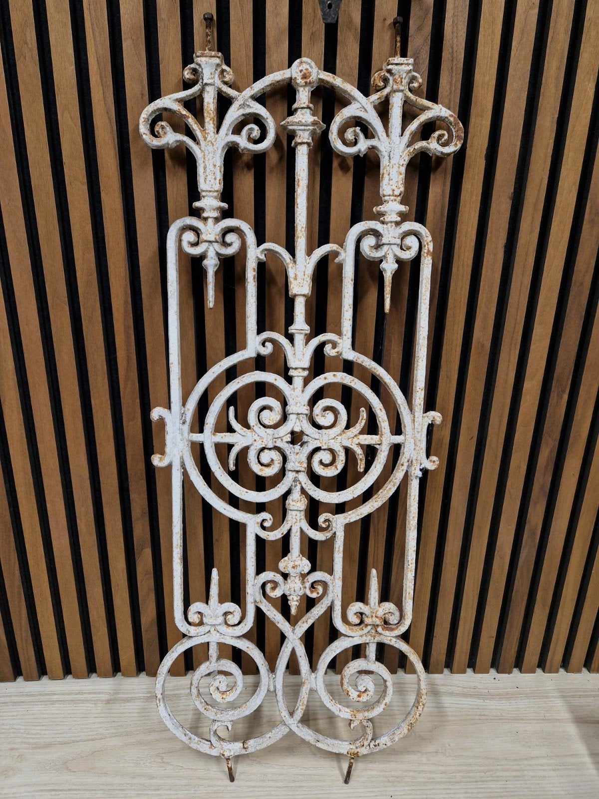 Gietijzeren ornament deurrooster balkonreling, Ophalen, Gebruikt