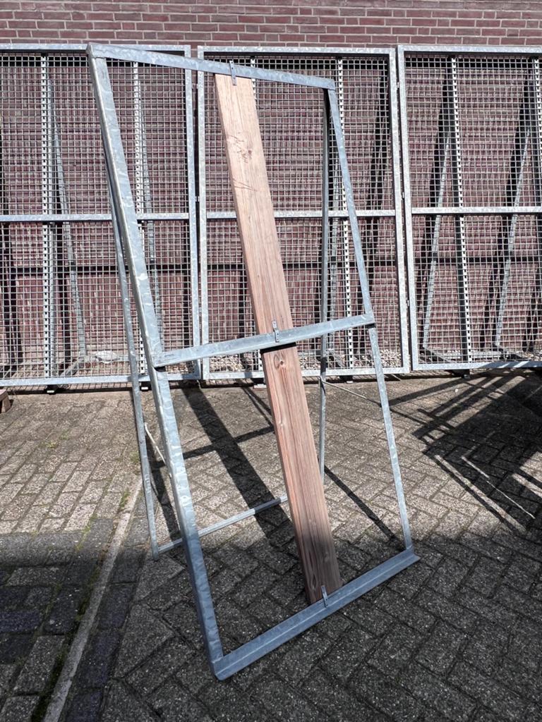 15 Tegelrekken / Tegeldisplay / Showrek - 1.80m hoog, Tuin en Terras, Tegels en Klinkers, Ophalen, Gebruikt, Overige materialen