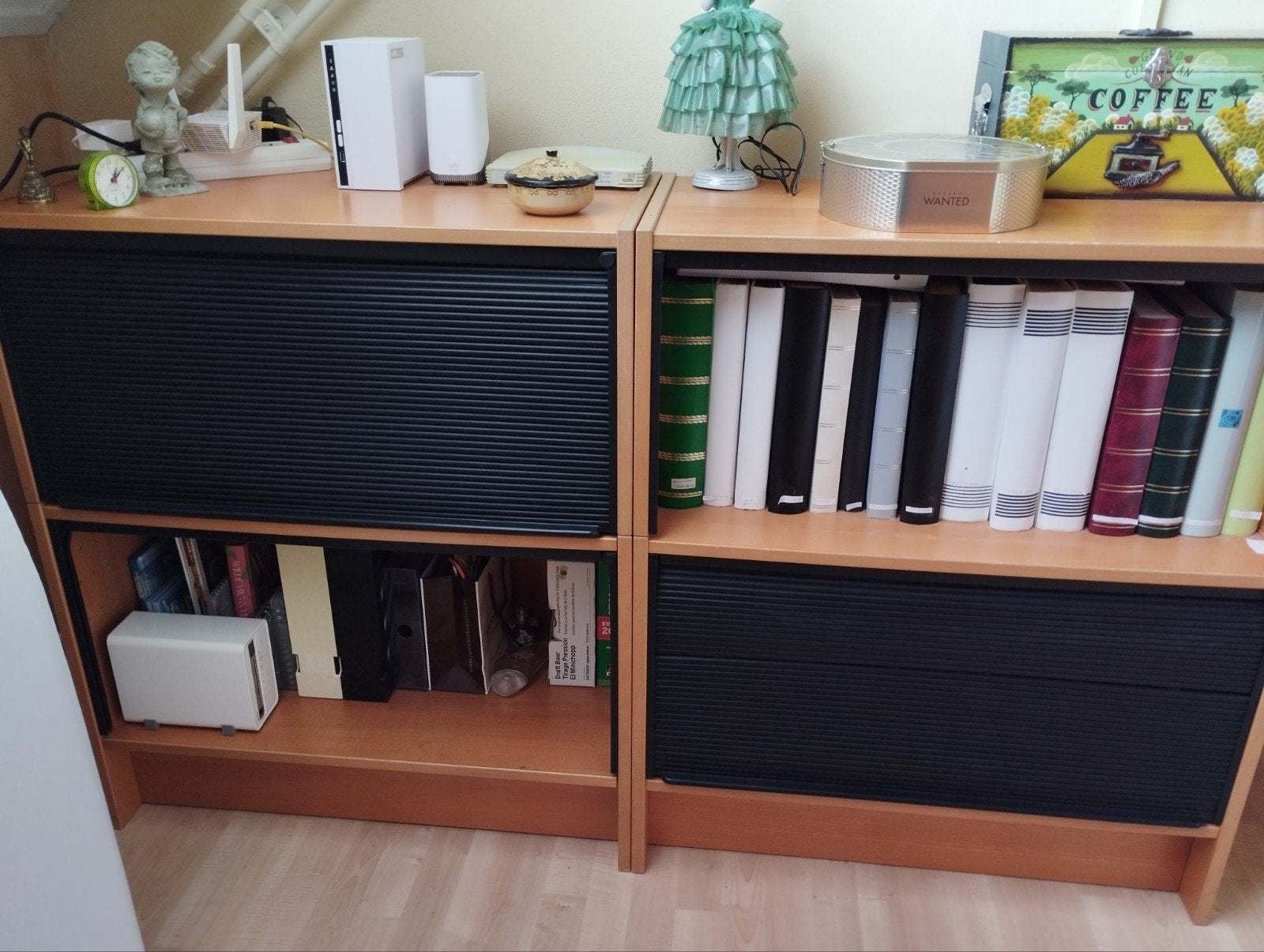 Set van 4 rolluikkasten - 84x42x40 cm per deel, Ophalen, Gebruikt, Meerdere deuren, 50 tot 100 cm