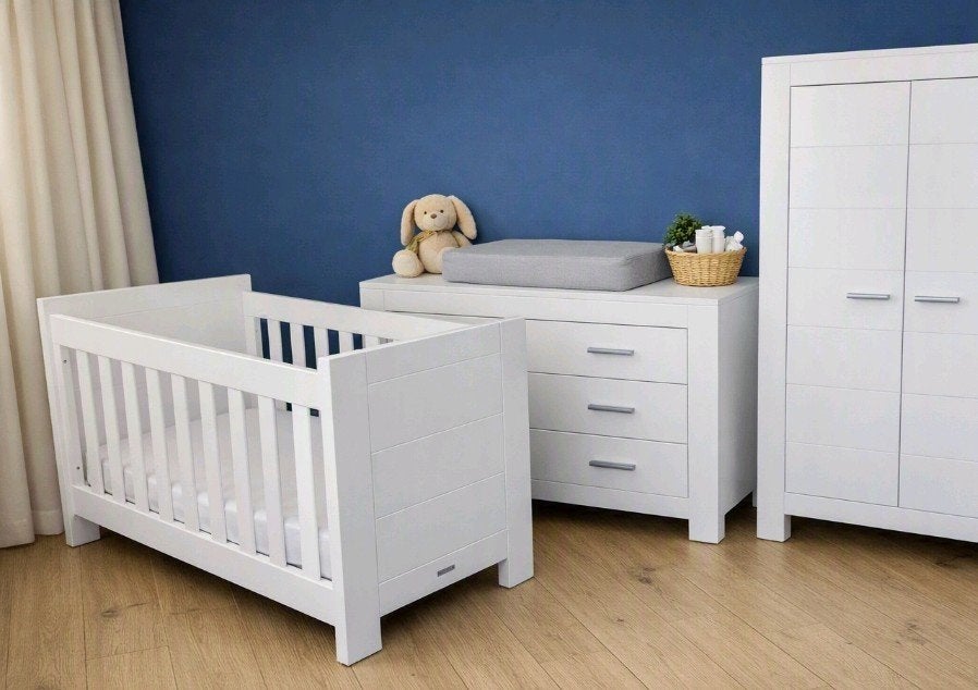 Bopita babykamer - Complete set | kast, commode en ledikant, Kinderen en Baby's, Ophalen, Zo goed als nieuw, Jongetje of Meisje