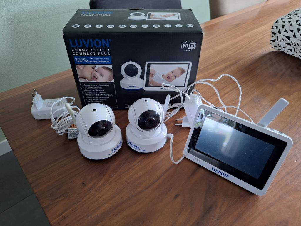 Luvion Grand Elite 3 Connect Plus met 2 camera's en monitor, Ophalen of Verzenden, Gebruikt, 250 meter of meer, Camera