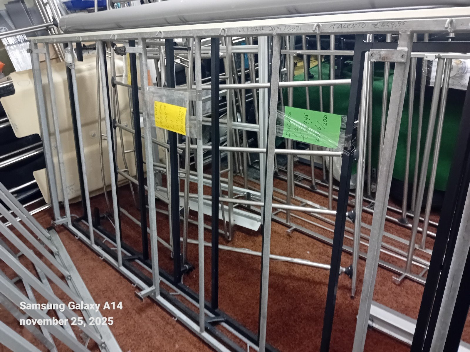 Fiat talento lengte 2  imperiaal ladderrol windspiraal, Ophalen