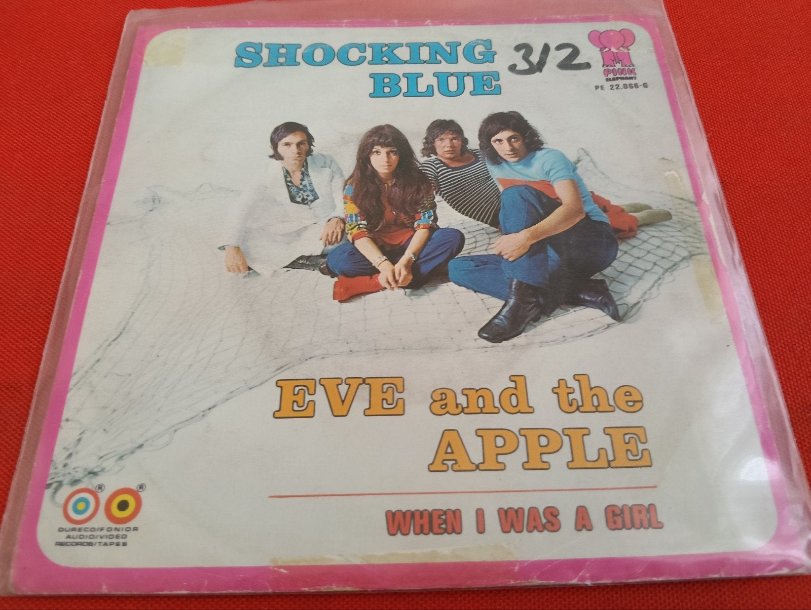 SHOCKING BLUE 1972 ELEPHANT LABEL NEDERBEAT, Cd's en Dvd's, Vinyl Singles, Verzenden, Zo goed als nieuw, Pop