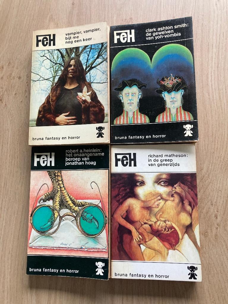 4 boeken Fantasy en horror, Ophalen of Verzenden, Gelezen