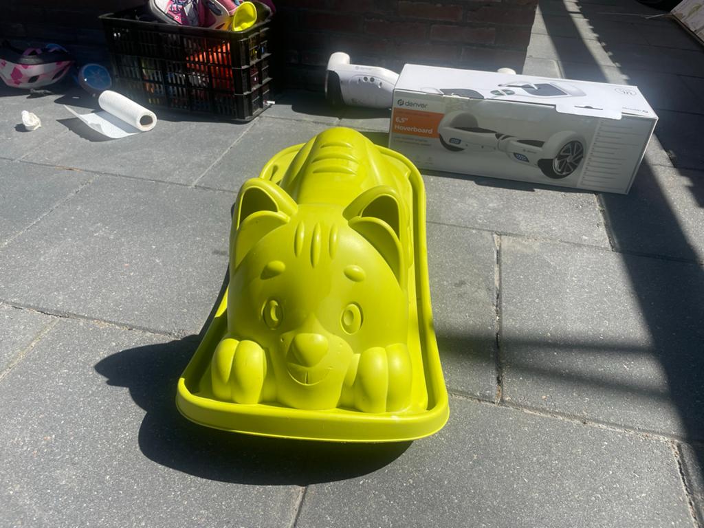 Smoby wipkip/schommelbeest in de vorm van een kat, Ophalen, Zo goed als nieuw