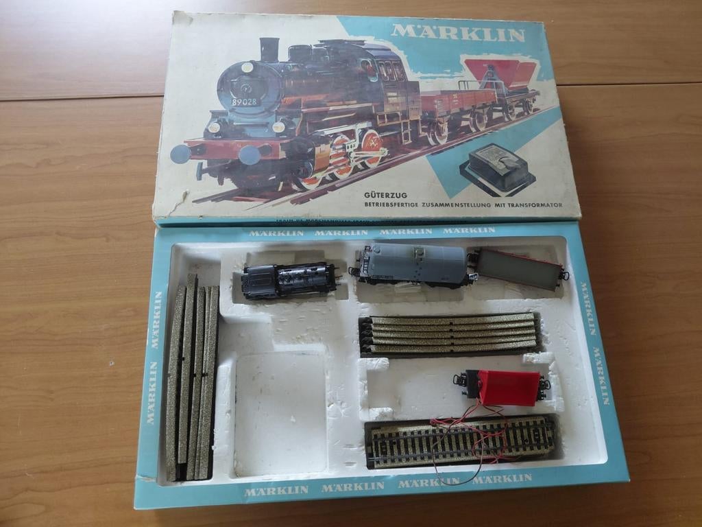 Märklin treinset met rails en wagons (zonder transformator), Ophalen, Wisselstroom, Analoog, Märklin