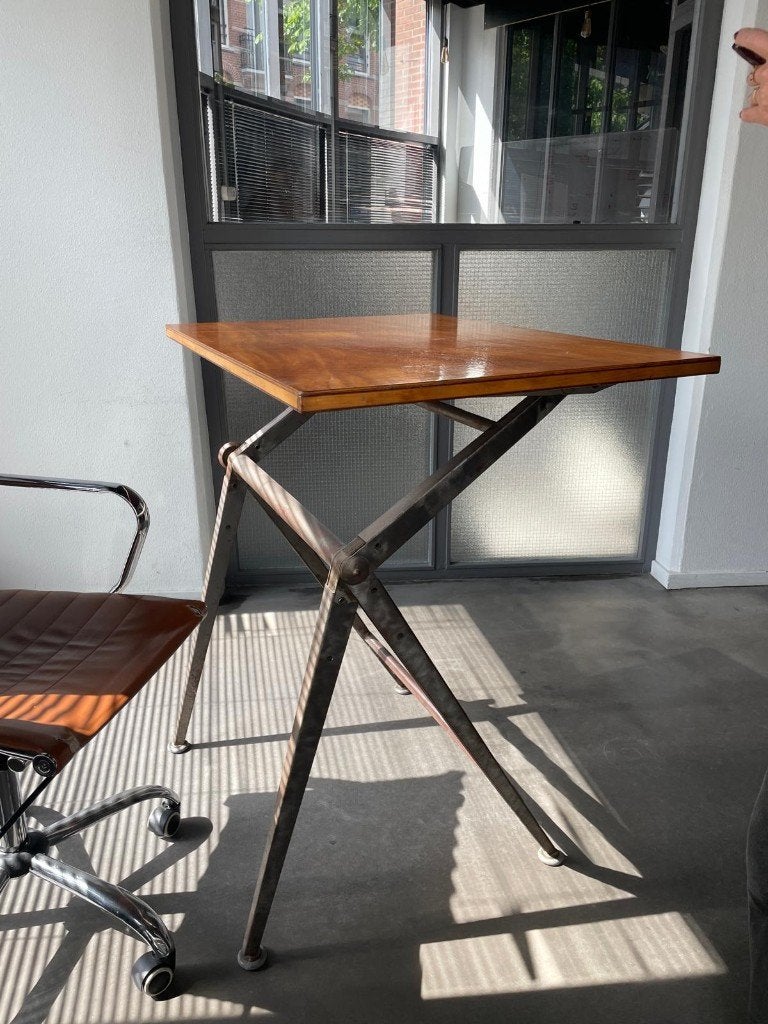 Vintage industriële tekentafel/bureau, Ophalen