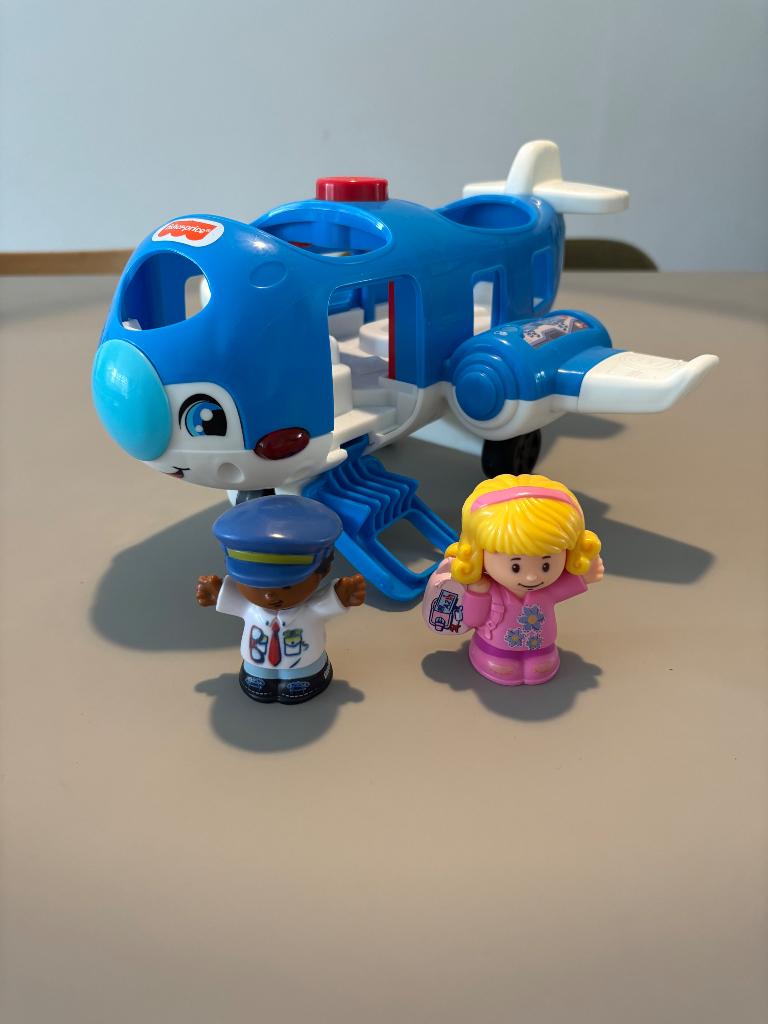 Fisher price vliegtuig (muziekspeelgoed), Kinderen en Baby's, Speelgoed | Fisher-Price, Ophalen, Gebruikt, Auto of Voertuig, Met licht