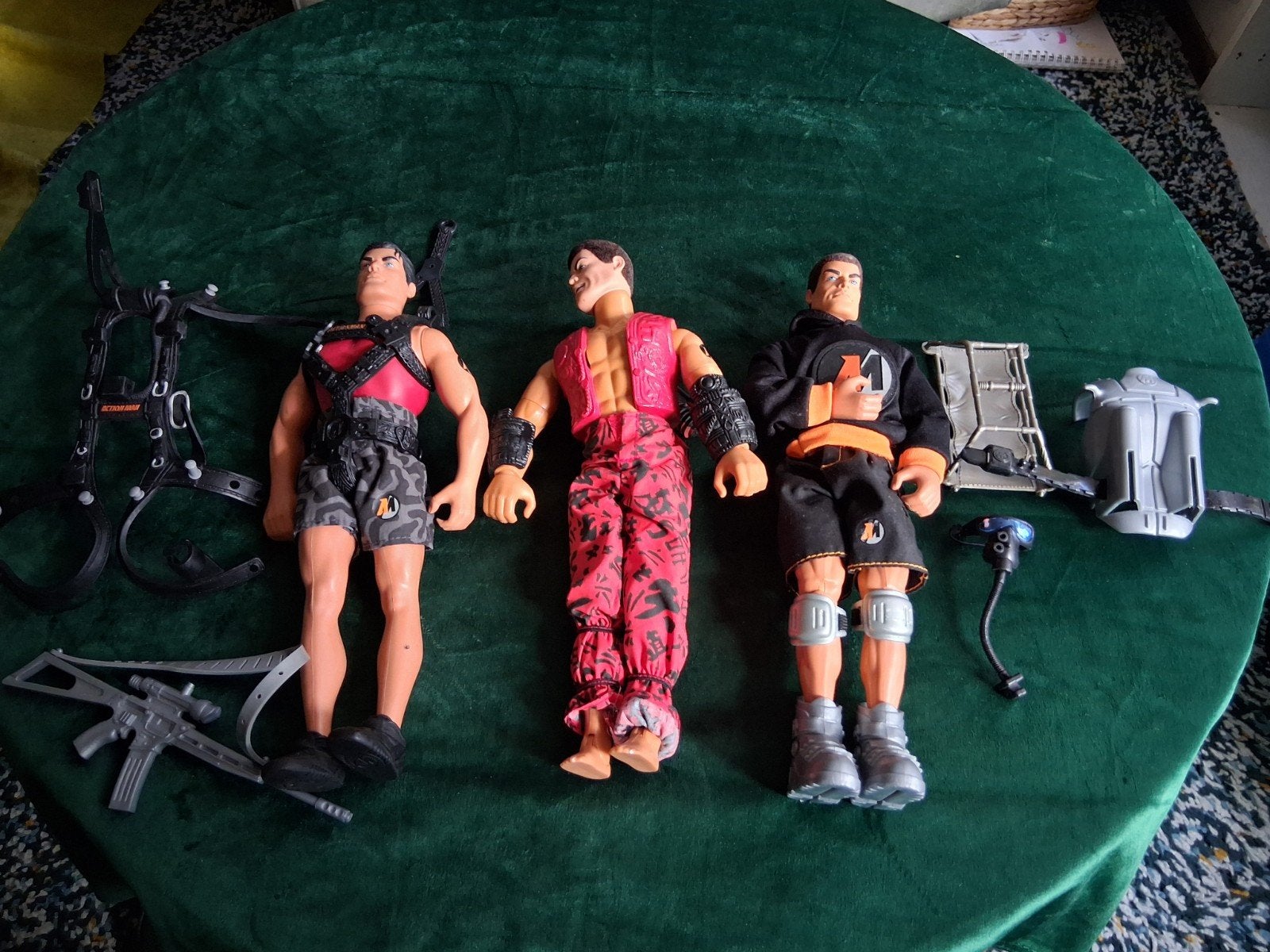 Action Man poppen met accessoires - Set van 3, Ophalen of Verzenden, Gebruikt