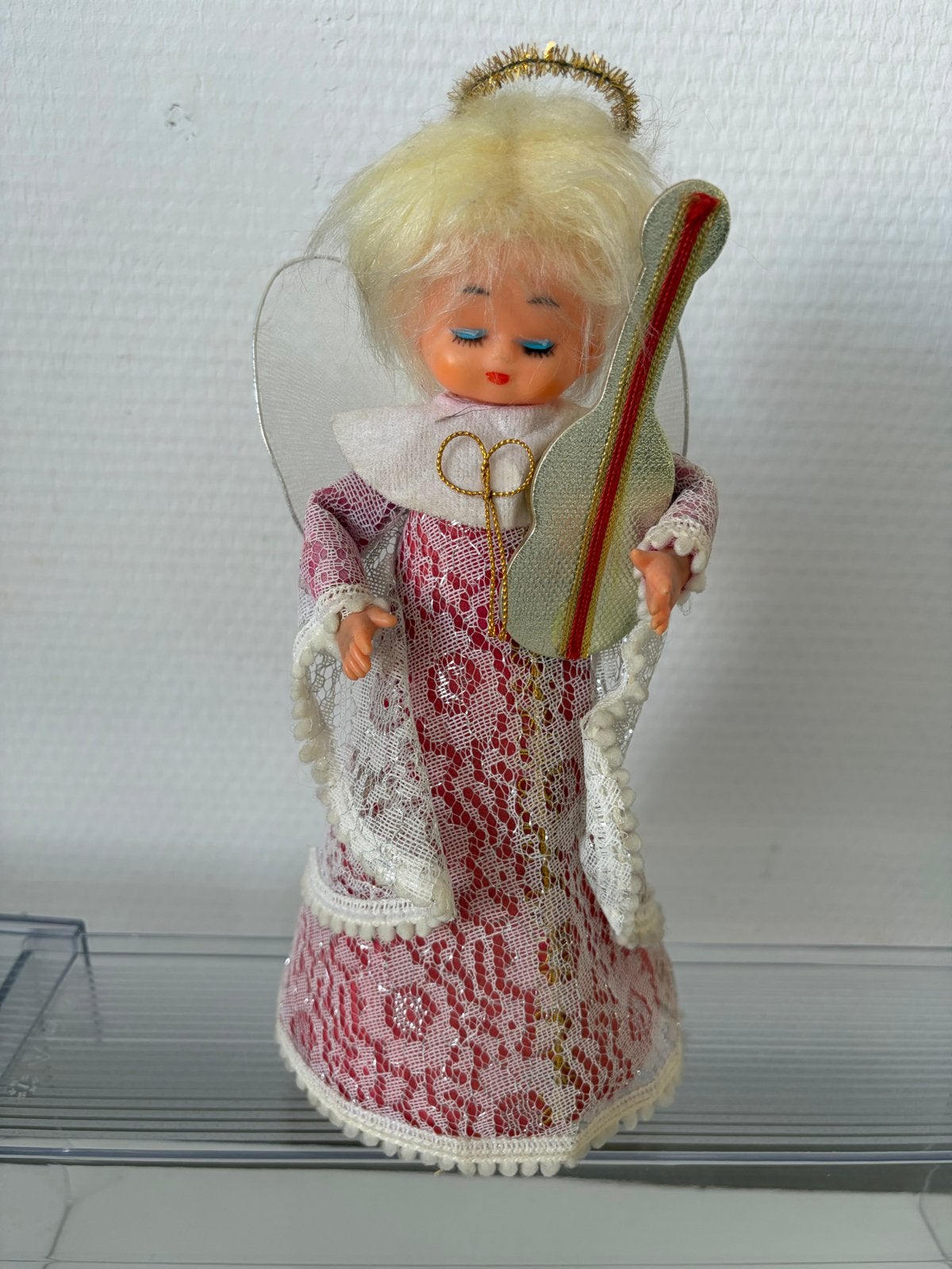 Vintage kerst muziek doosje Engel, Ophalen of Verzenden