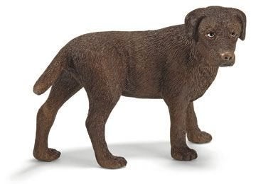 Schleich 16387 labrador donker, dierfiguur, Verzenden, Zo goed als nieuw, Hond of Kat, Beeldje of Figuurtje