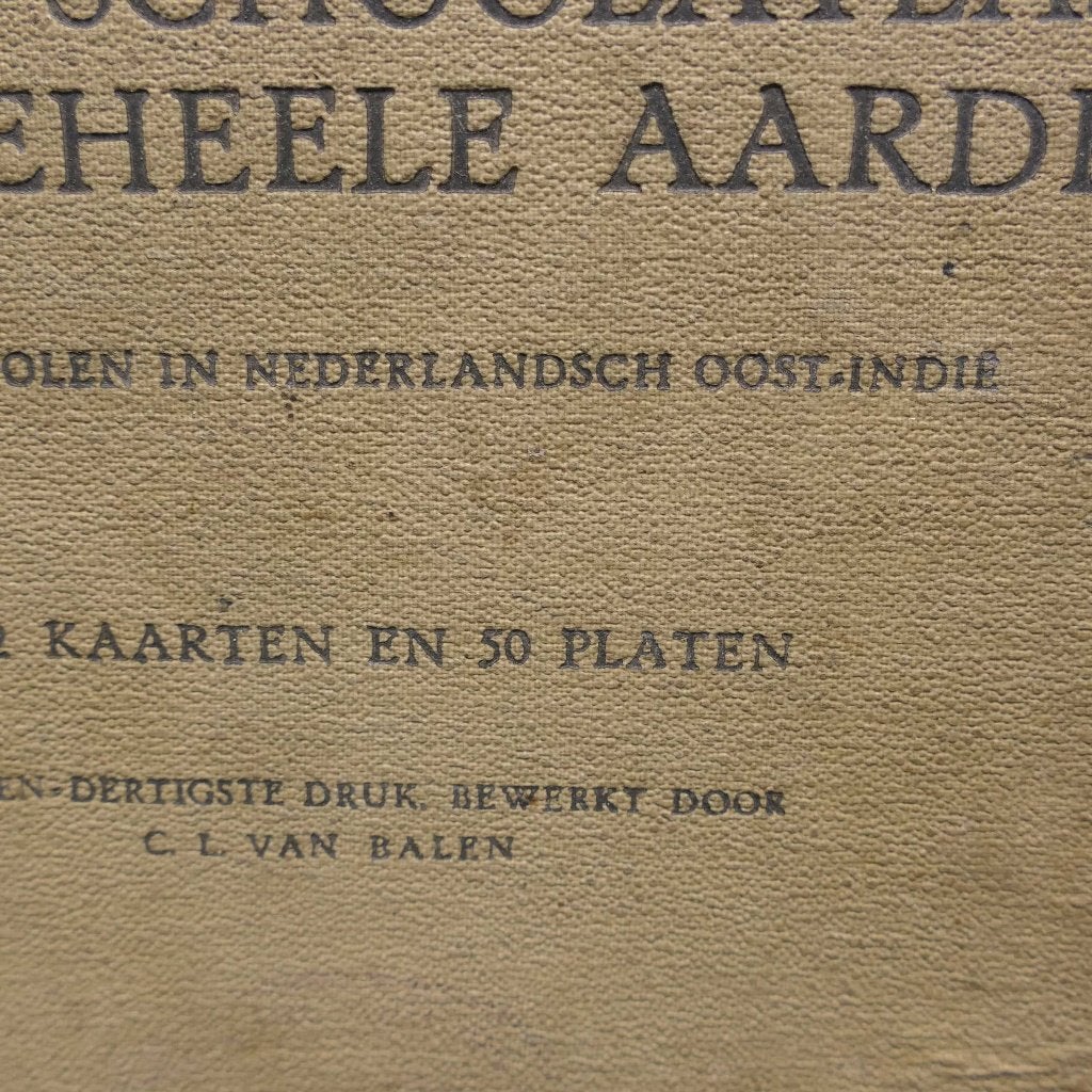 Atlas Nederlandsch Oost Indie BU2 NOI school kaarten, Ophalen of Verzenden