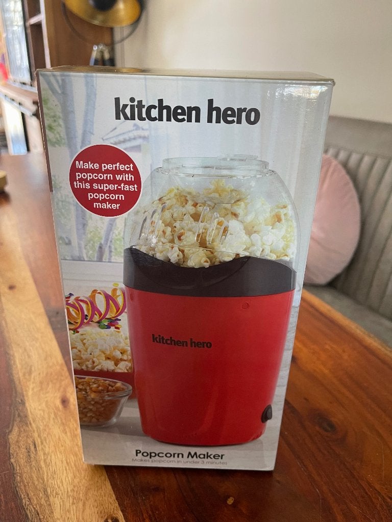 Kitchen Hero Popcorn Maker - Weinig gebruikt, Huis en Inrichting, Overige typen, Kunststof, Ophalen of Verzenden, Zo goed als nieuw